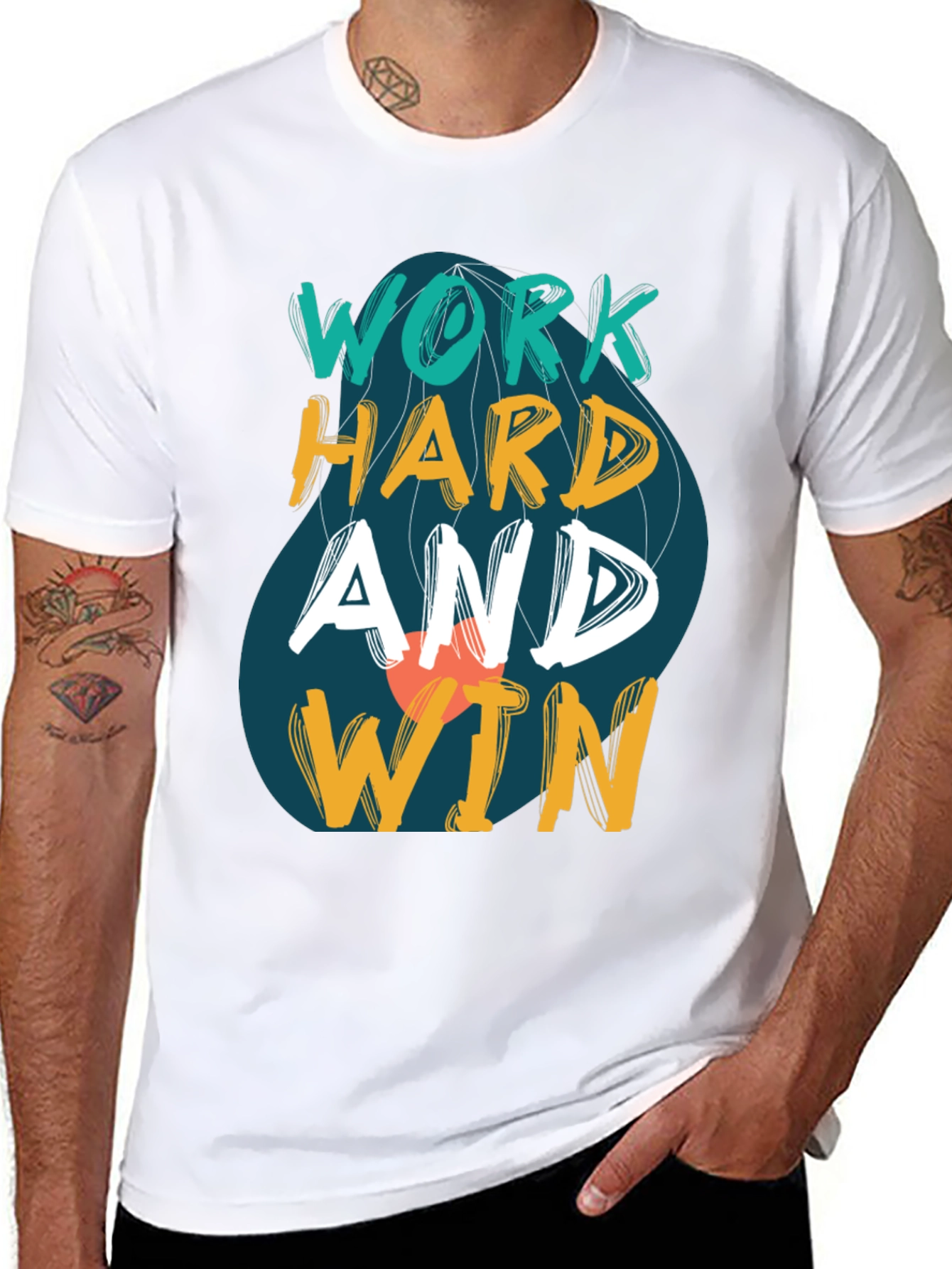 Work Hard and Win Graphic Tee
