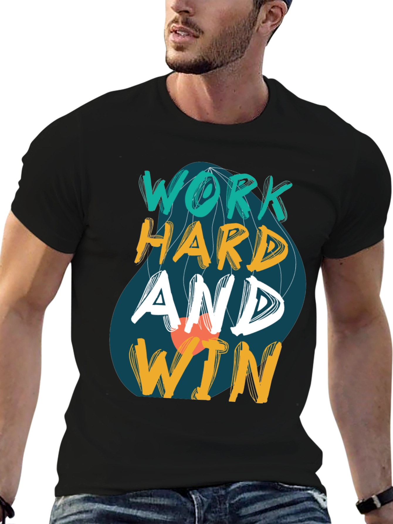 Work Hard and Win Graphic Tee