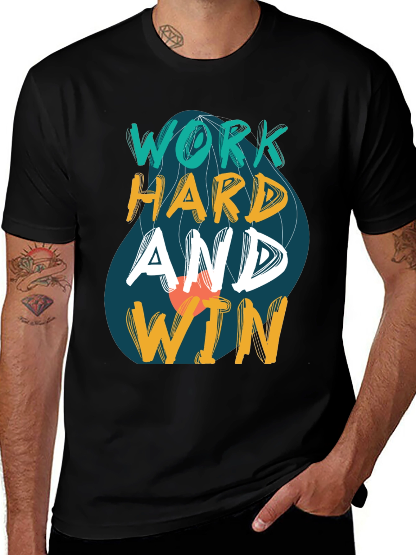 Work Hard and Win Graphic Tee