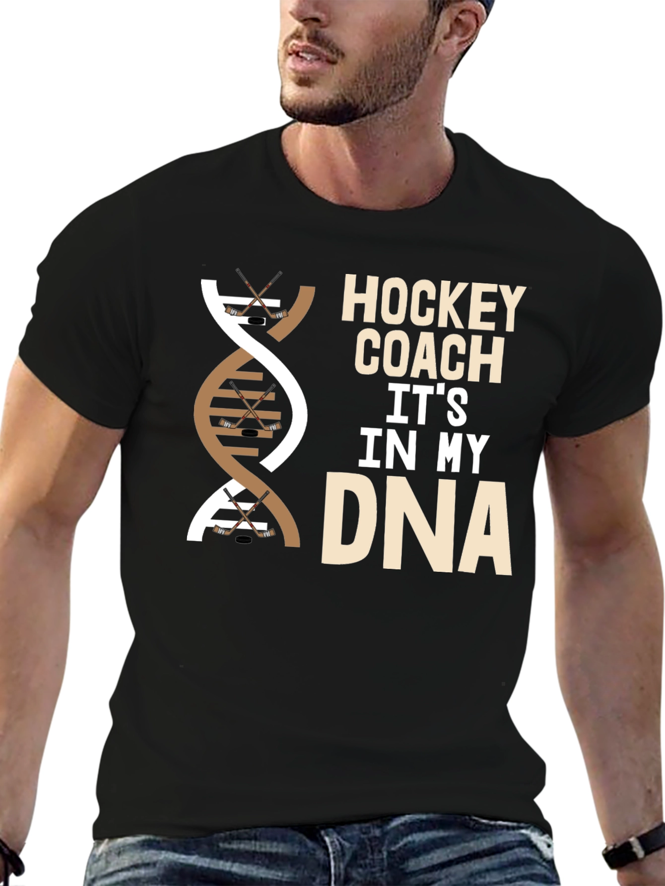 Hockey Coach DNA T-Shirt
