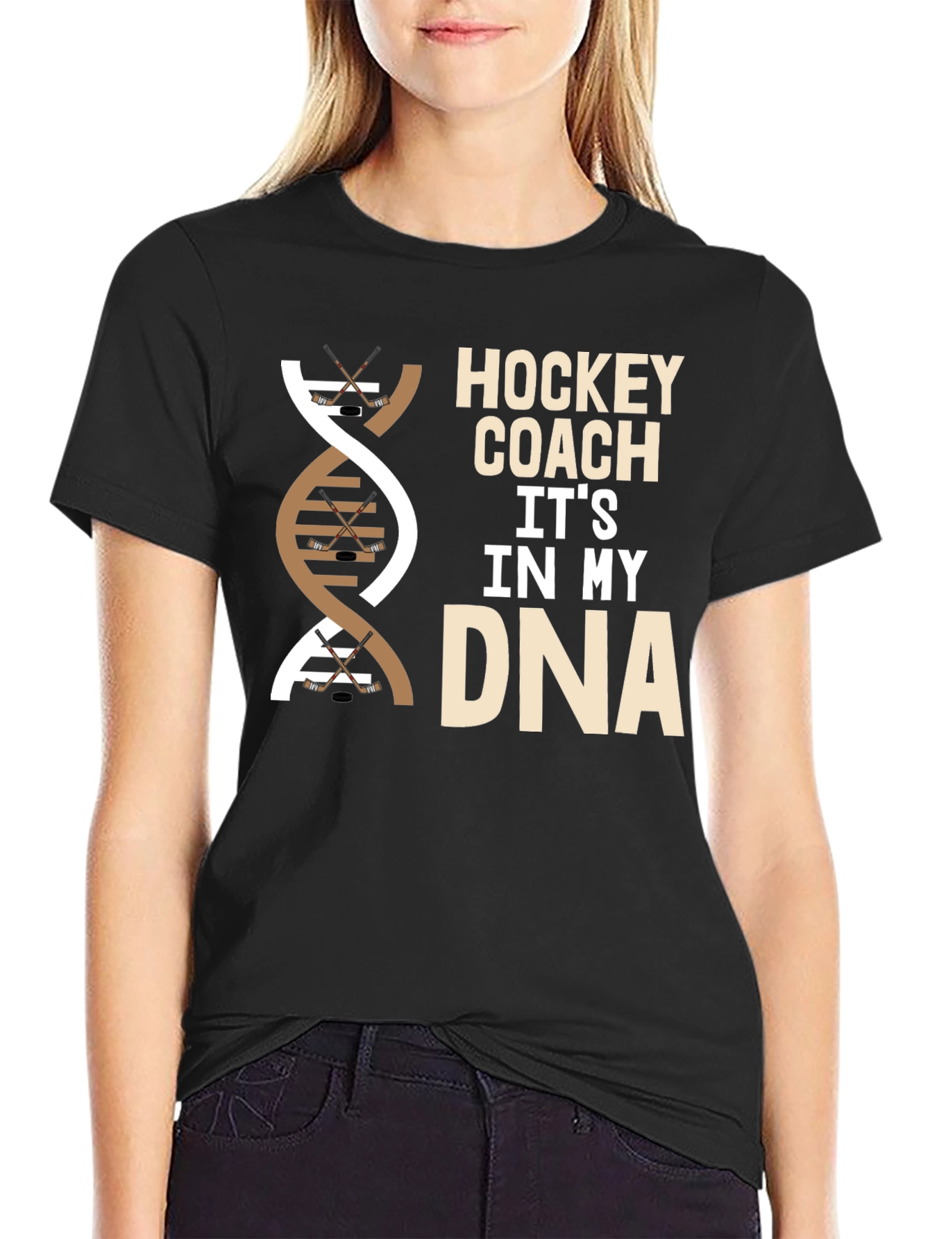 Hockey Coach DNA T-Shirt