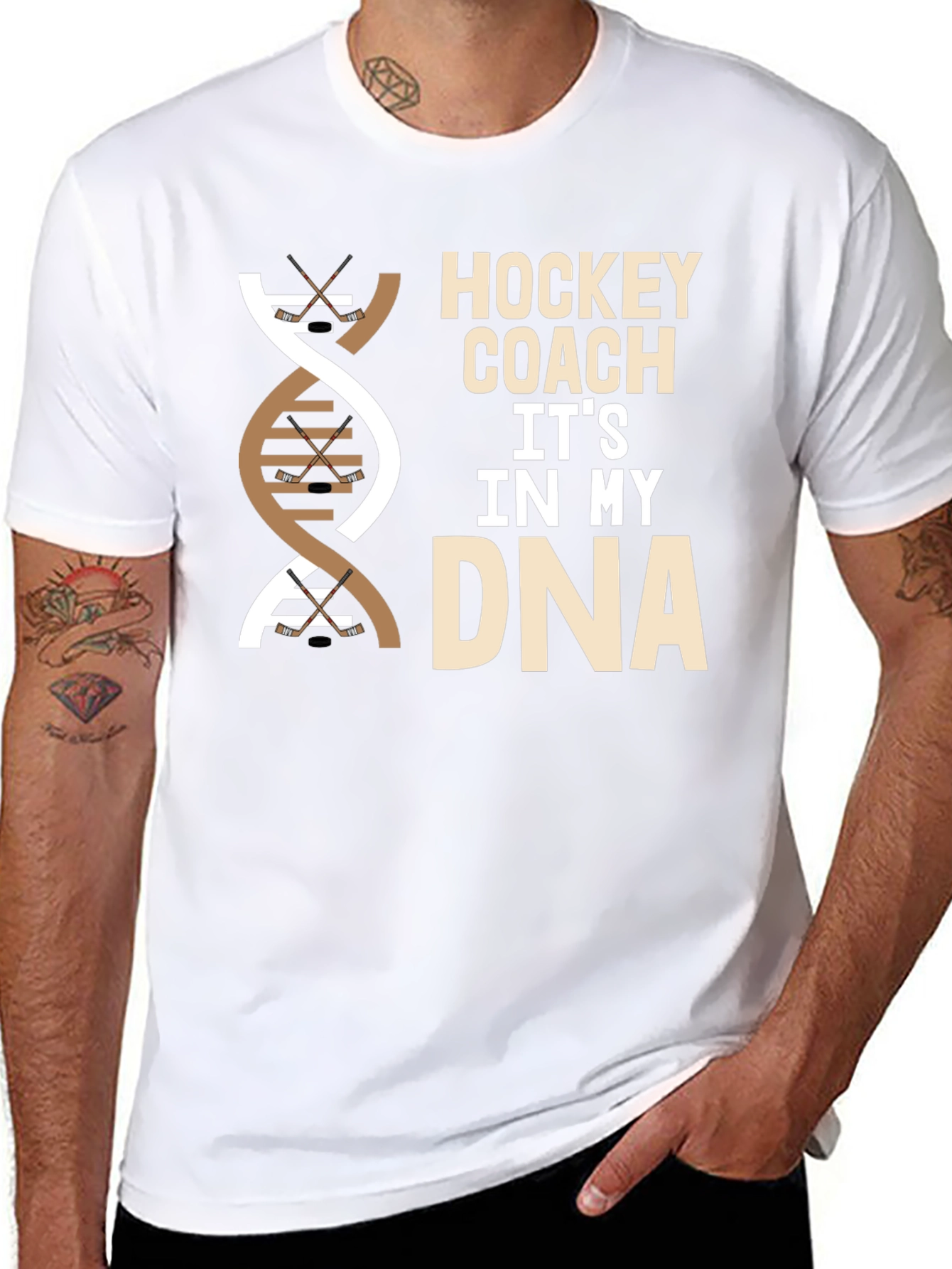 Hockey Coach DNA T-Shirt
