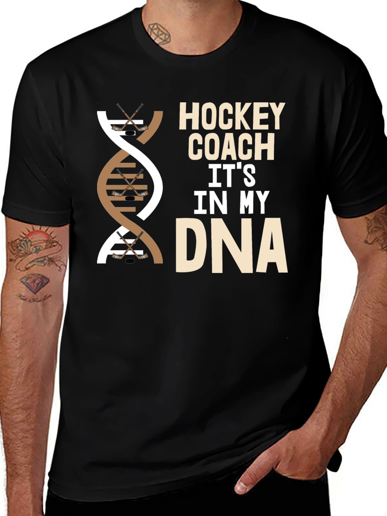 Hockey Coach DNA T-Shirt