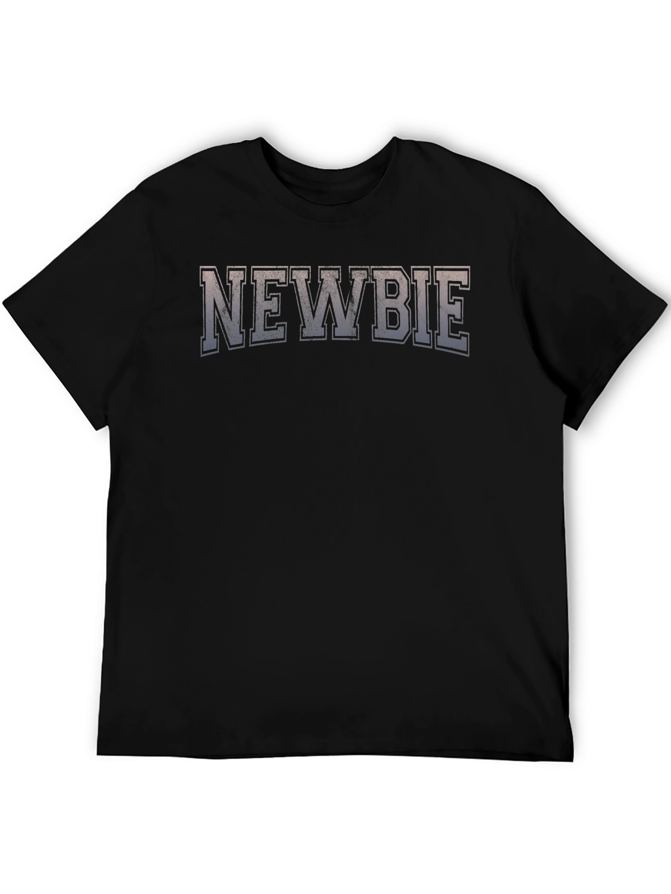 Newbie Graphic T-Shirt - Black Crew Neck