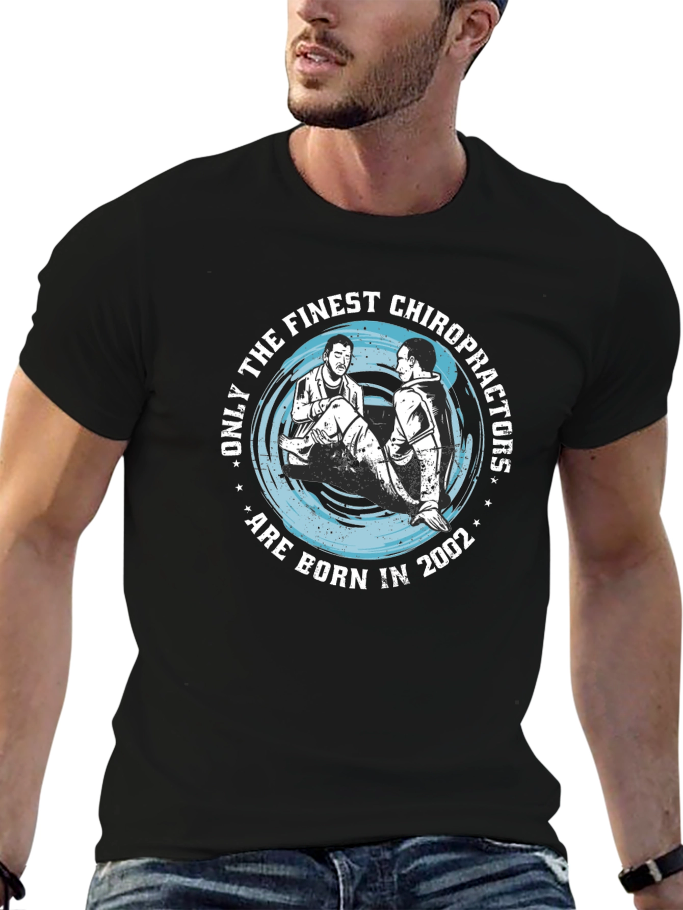 Chiropractor Born in 2002 Graphic T-Shirt