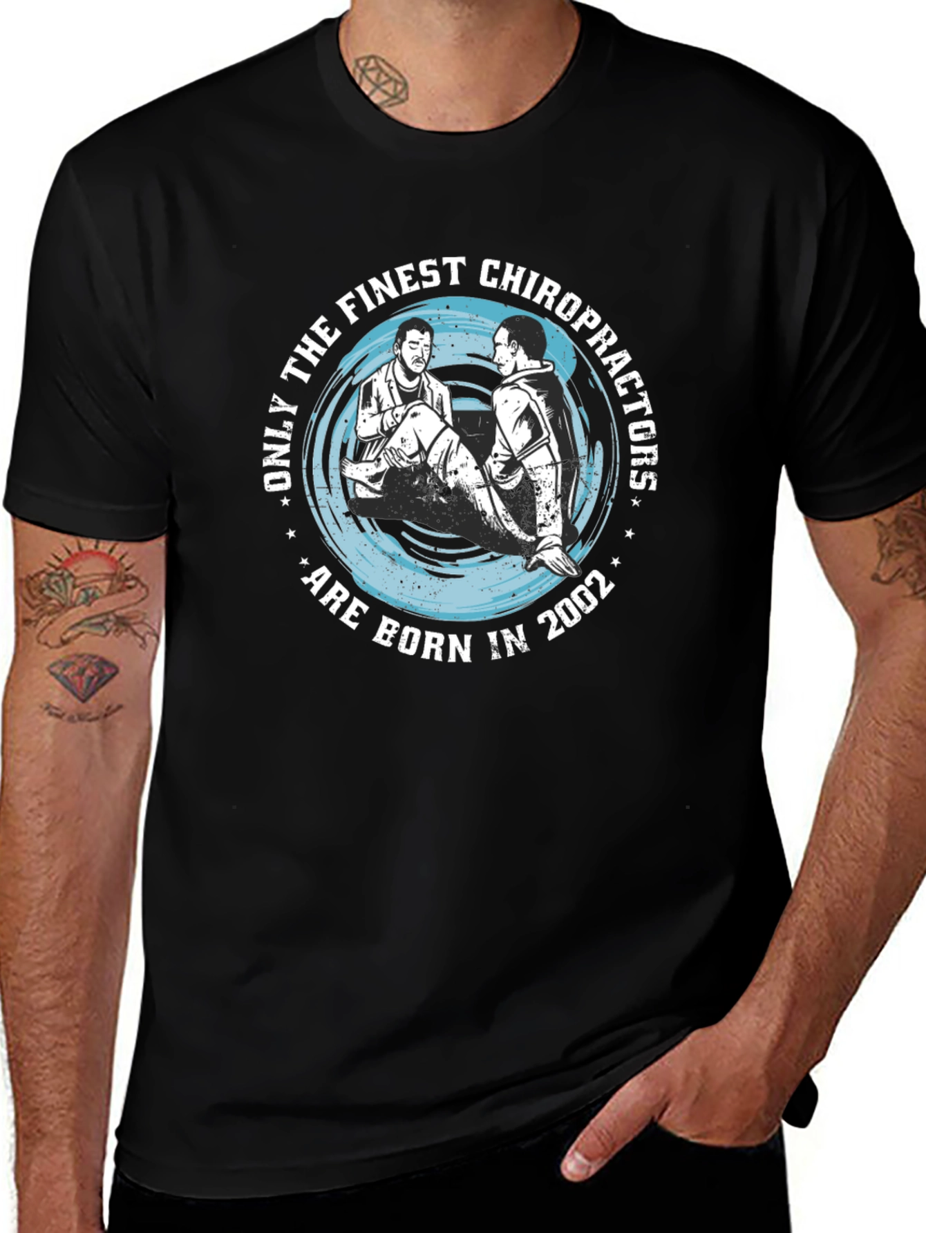 Chiropractor Born in 2002 Graphic T-Shirt