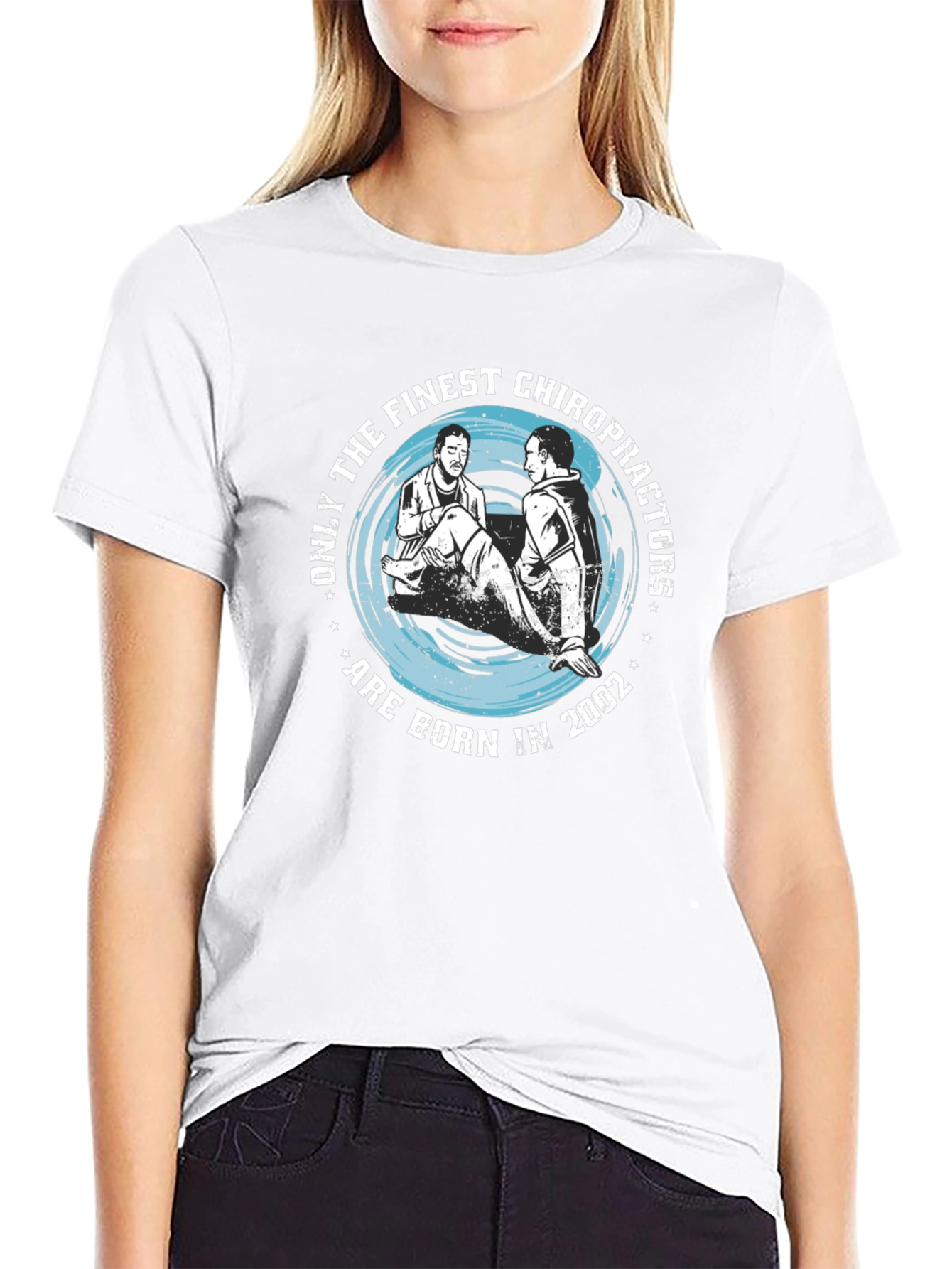 Chiropractor Born in 2002 Graphic T-Shirt