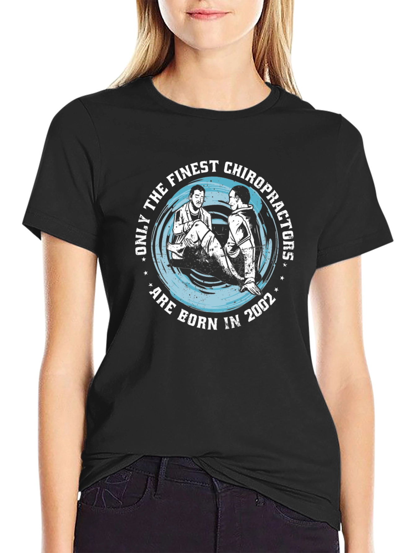 Chiropractor Born in 2002 Graphic T-Shirt