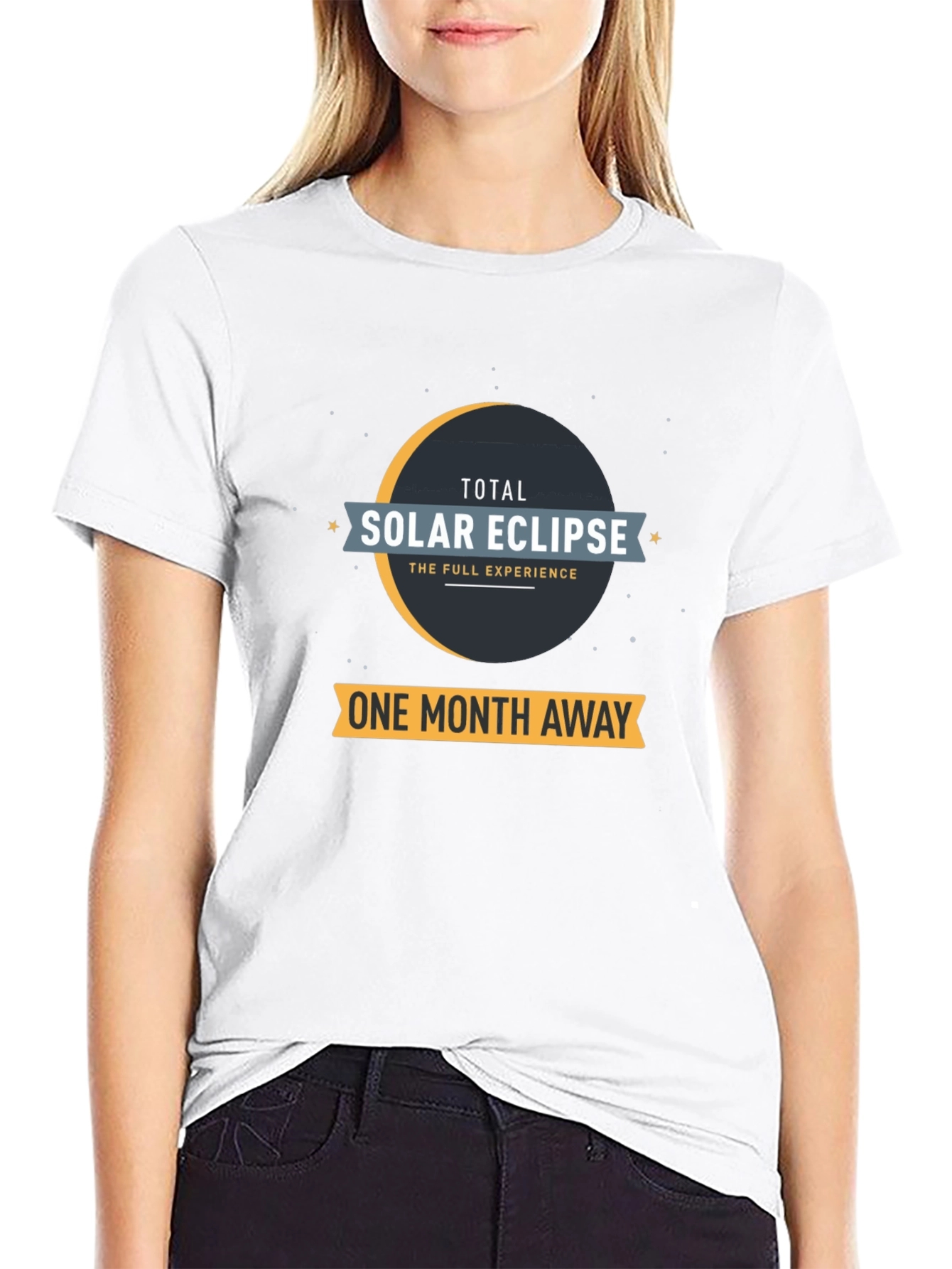 Total Solar Eclipse T-Shirt - One Month Away