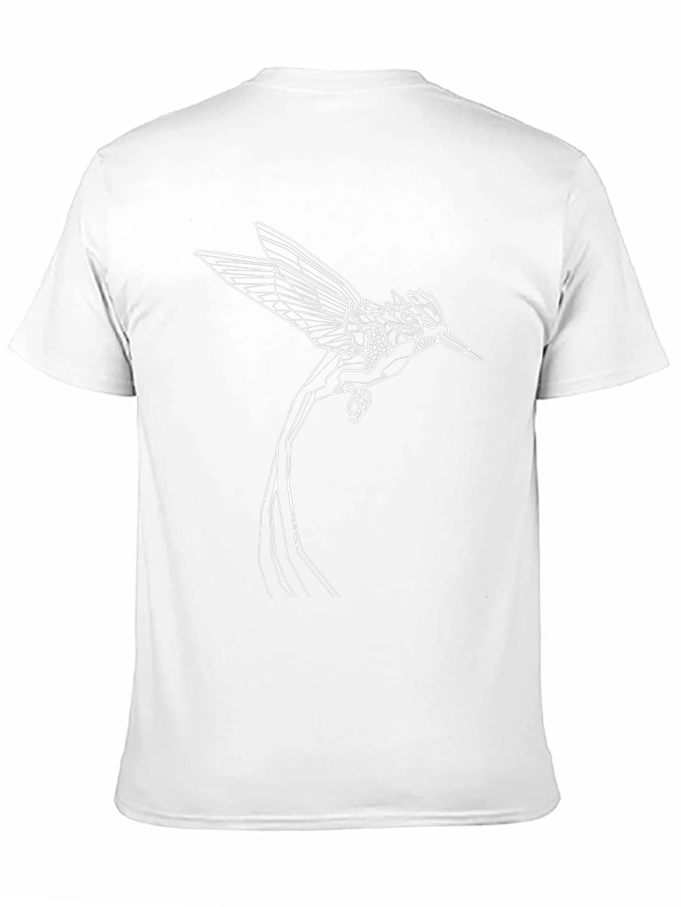 Geometric Bird Tee - Stylish Minimalist Design