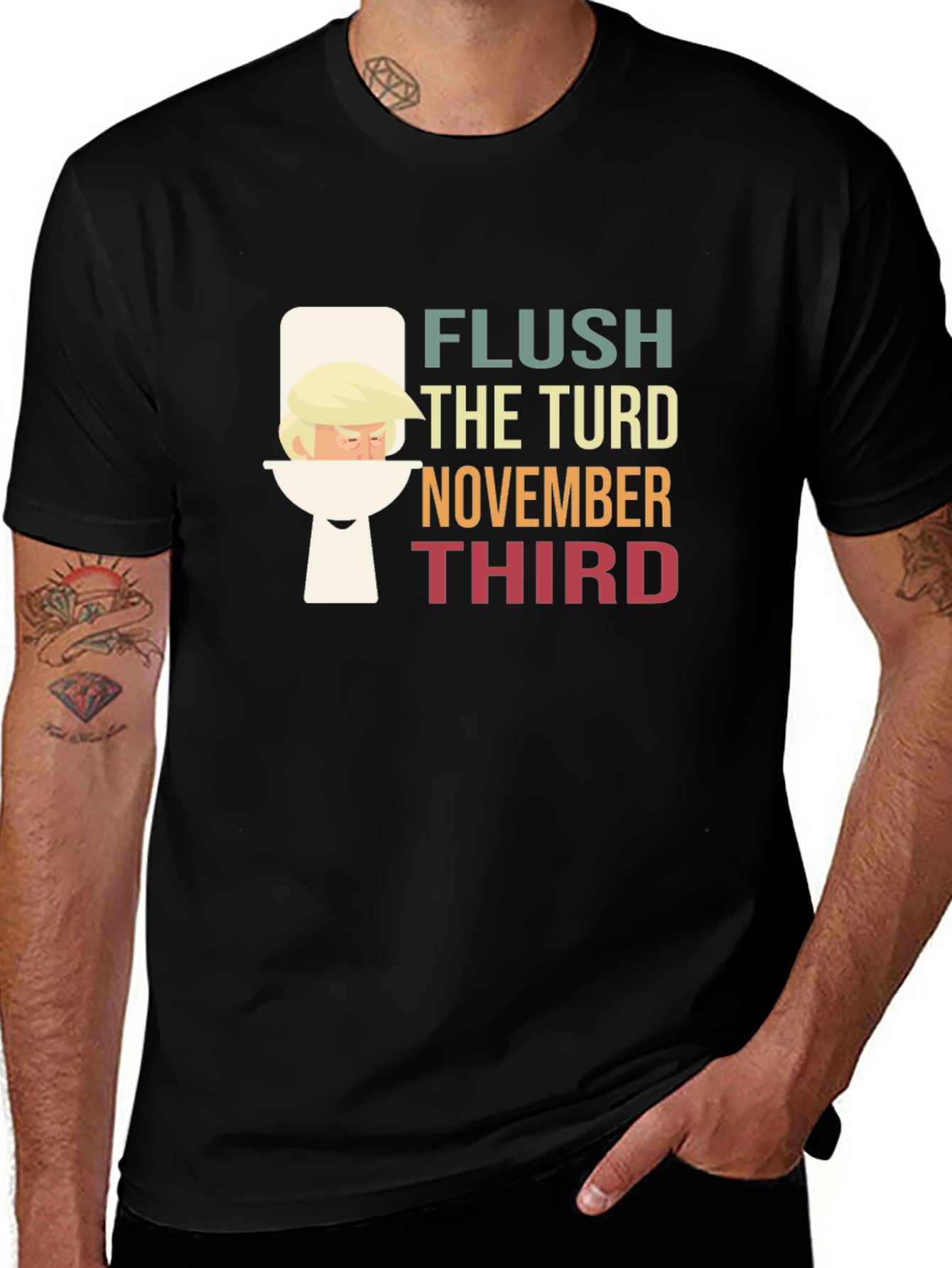 Flush the Turd Novelmber Third T-Shirt