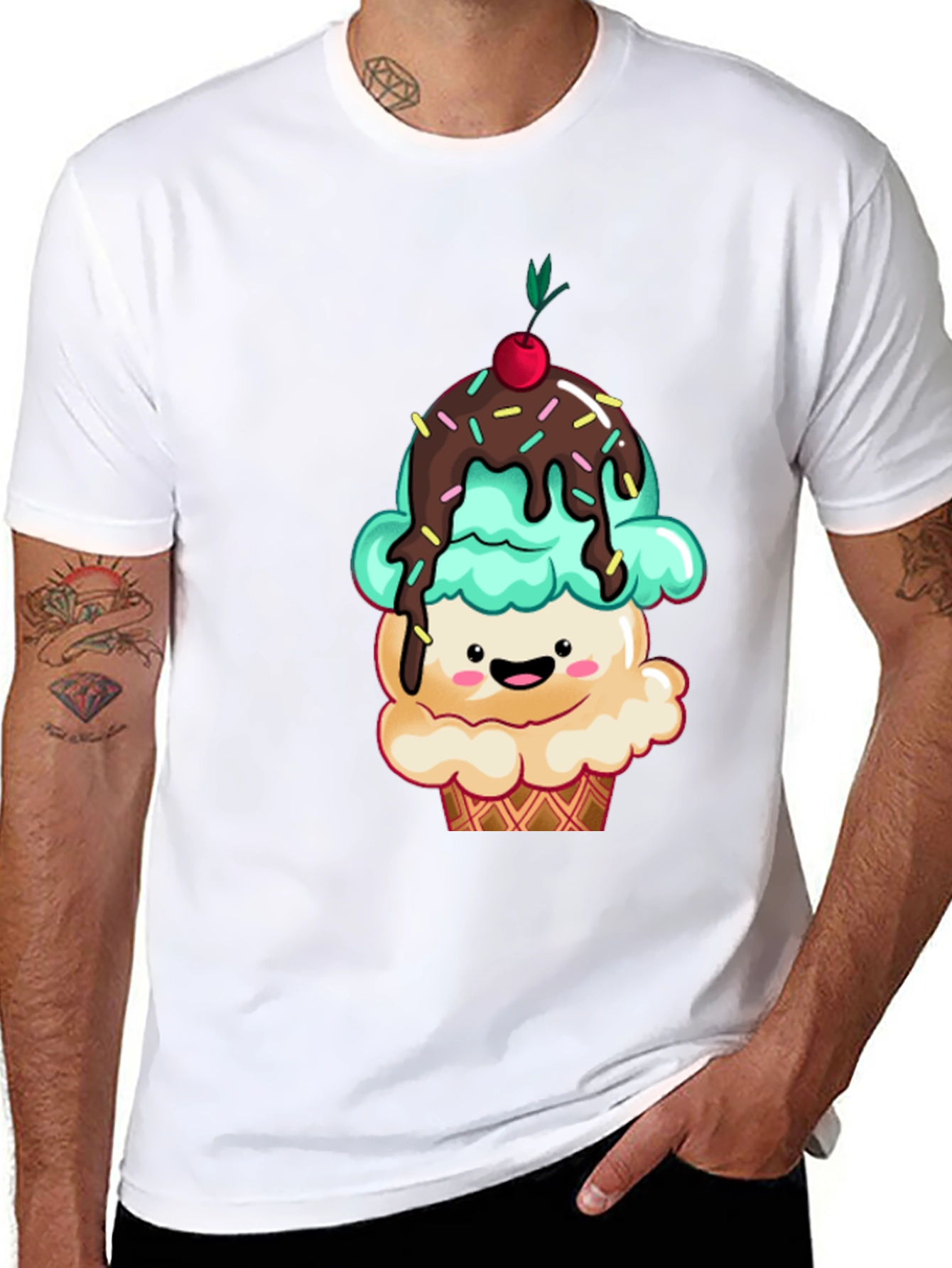 Cute Cupcake Graphic Tee - Sweet Treat T-Shirt