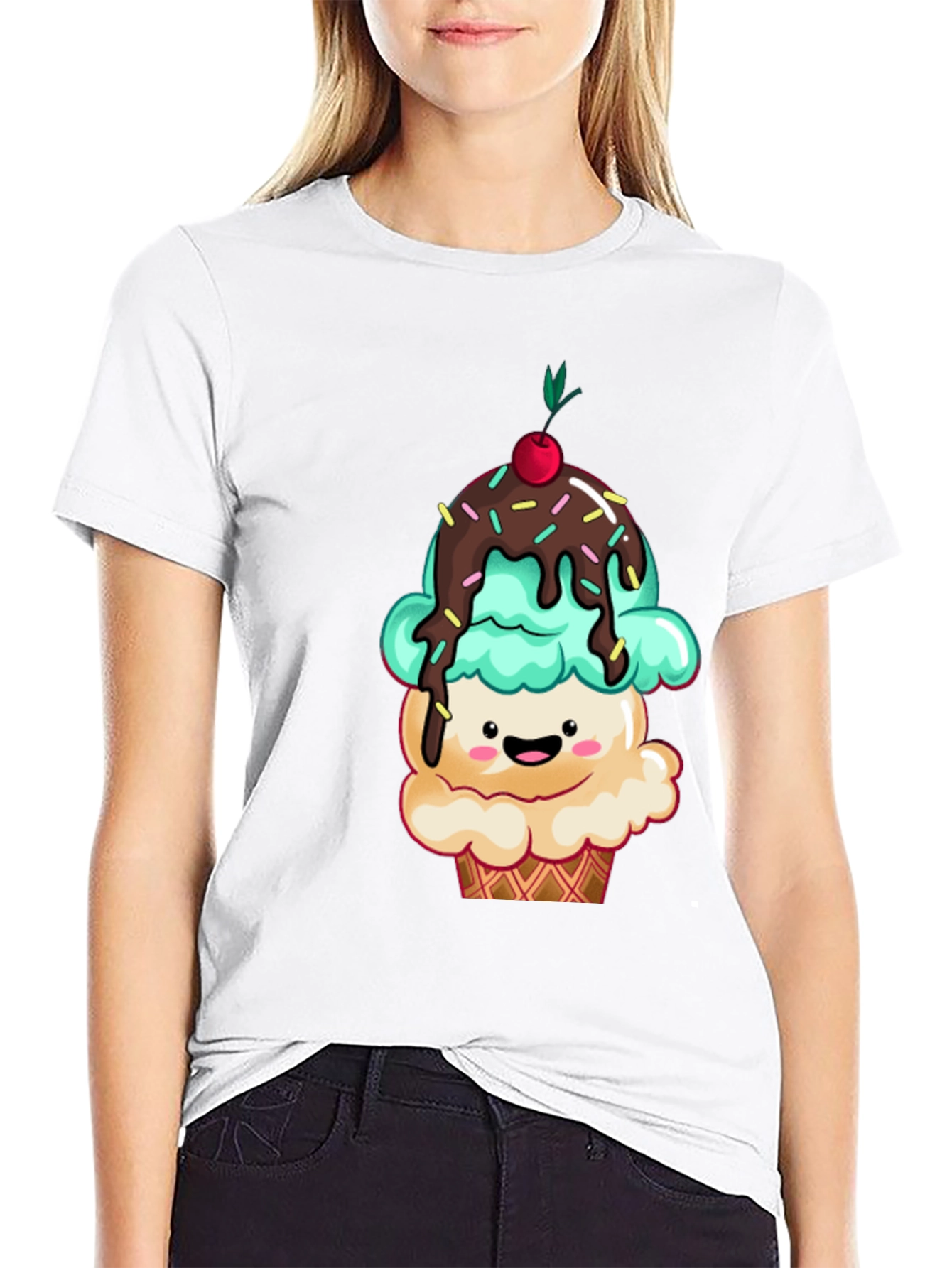 Cute Cupcake Graphic Tee - Sweet Treat T-Shirt