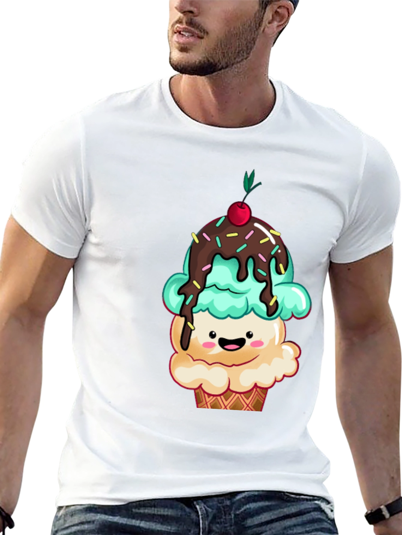 Cute Cupcake Graphic Tee - Sweet Treat T-Shirt