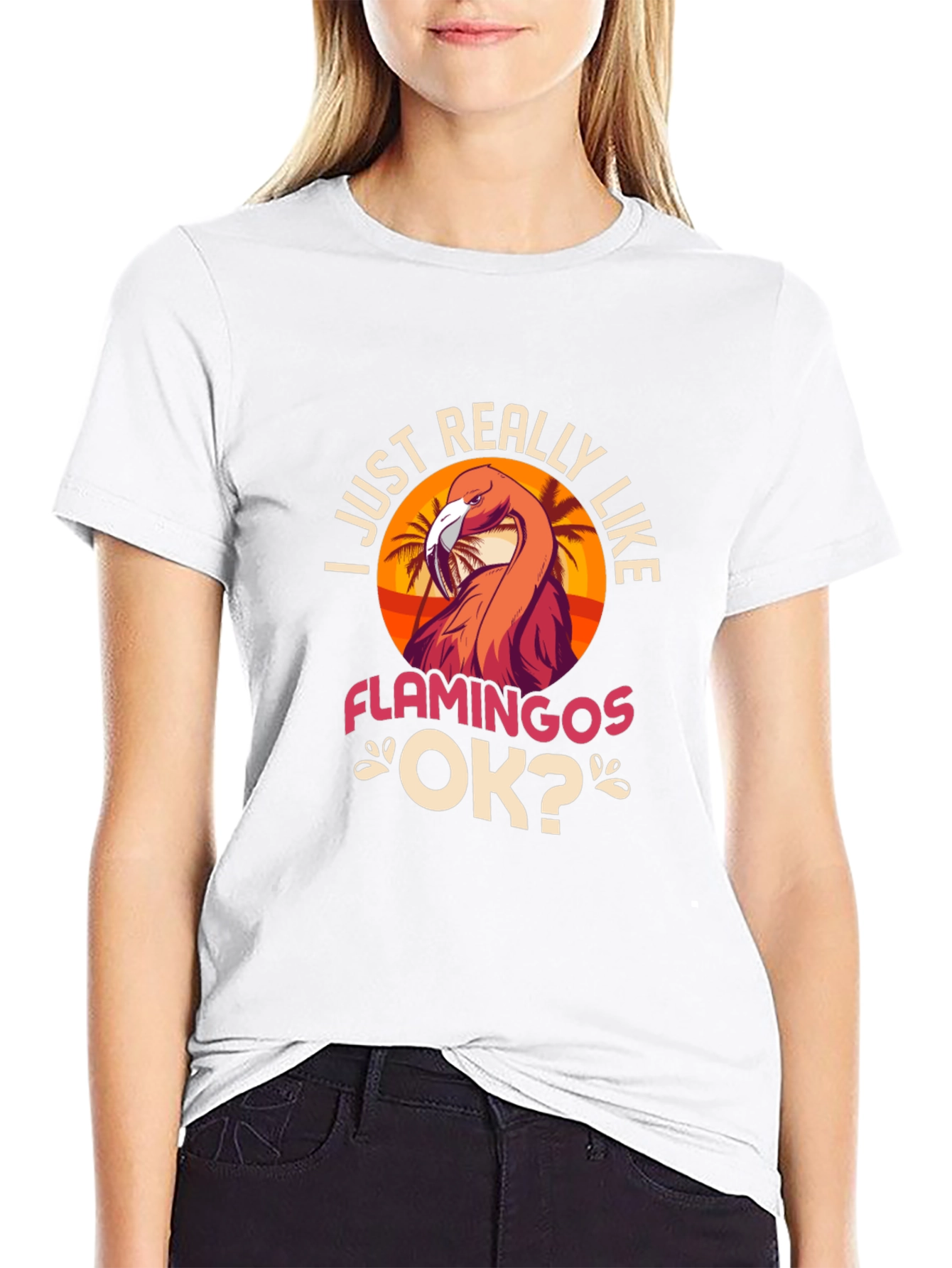 I Just Really Like Flamingos T-Shirt