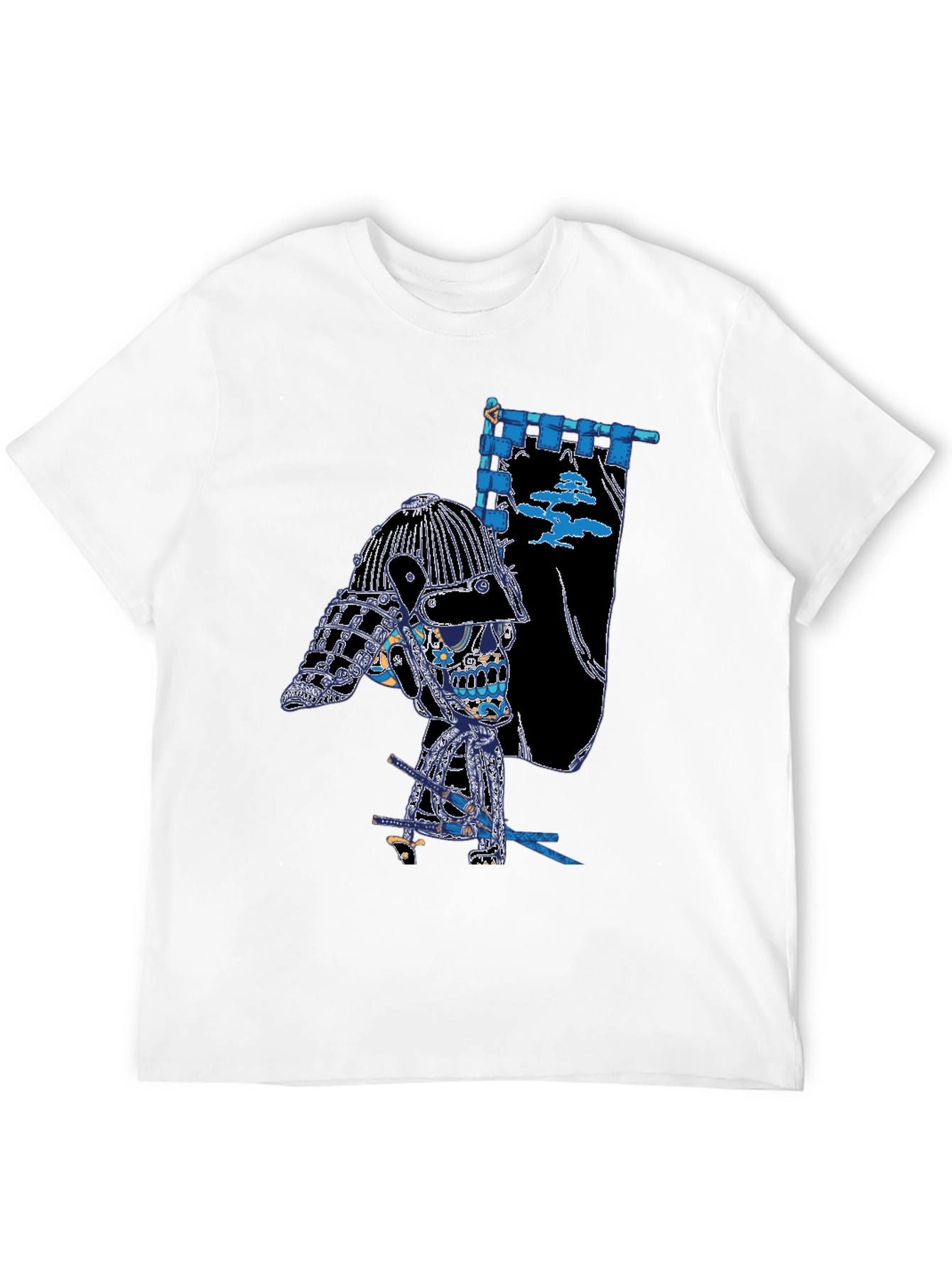 Samurai Skull T-Shirt - Unique Graphic Tee