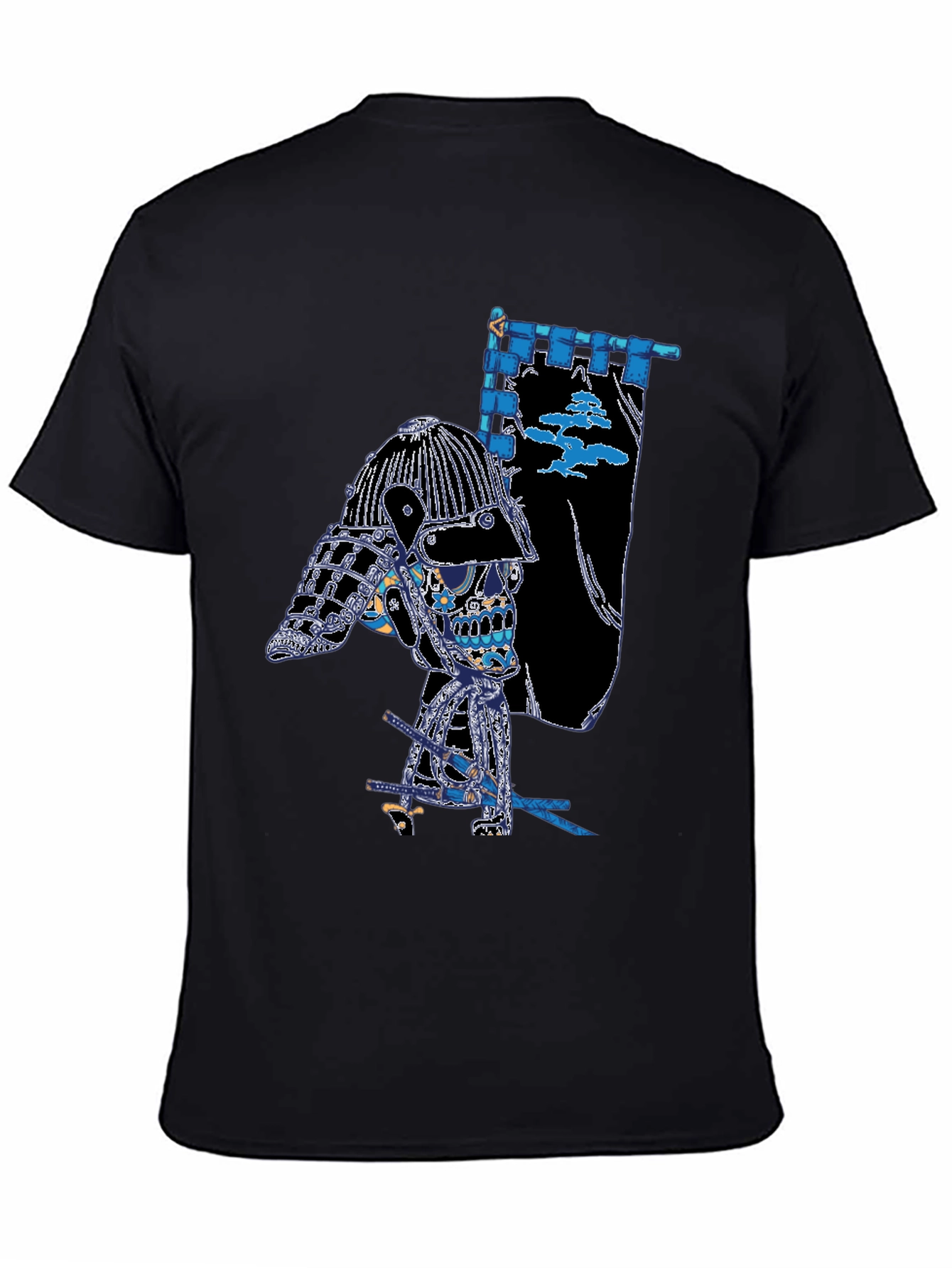 Samurai Skull T-Shirt - Unique Graphic Tee