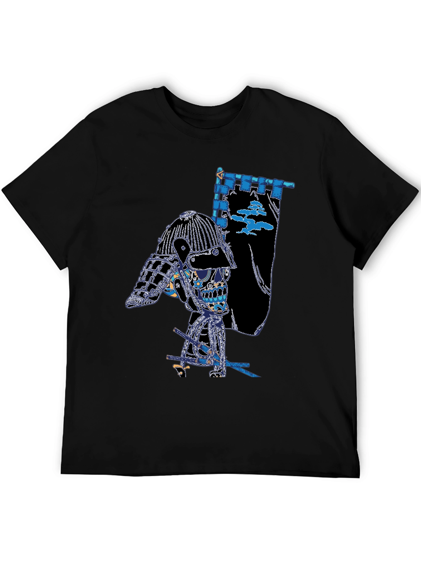 Samurai Skull T-Shirt - Unique Graphic Tee