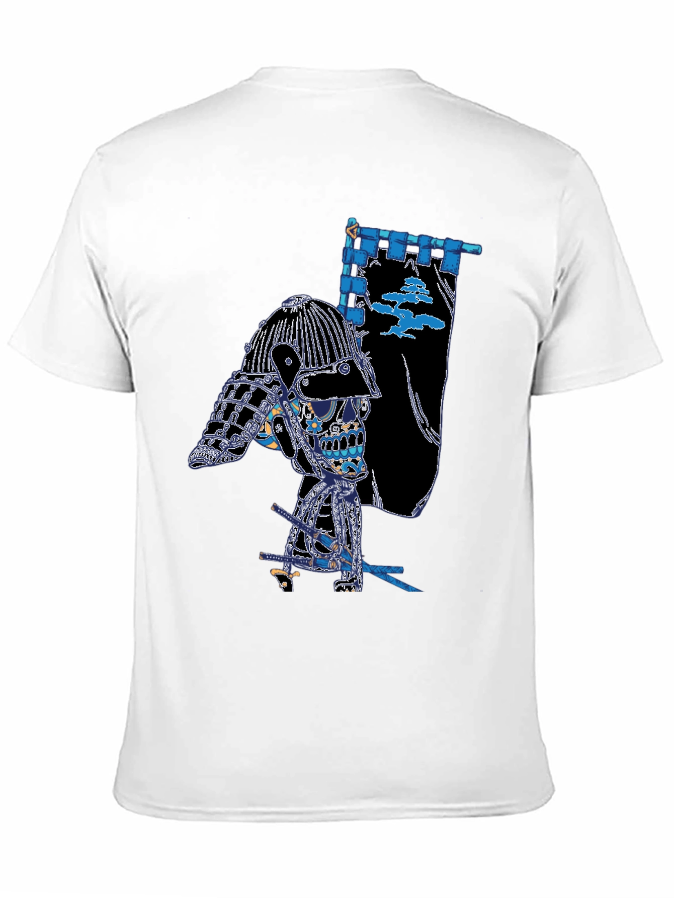 Samurai Skull T-Shirt - Unique Graphic Tee