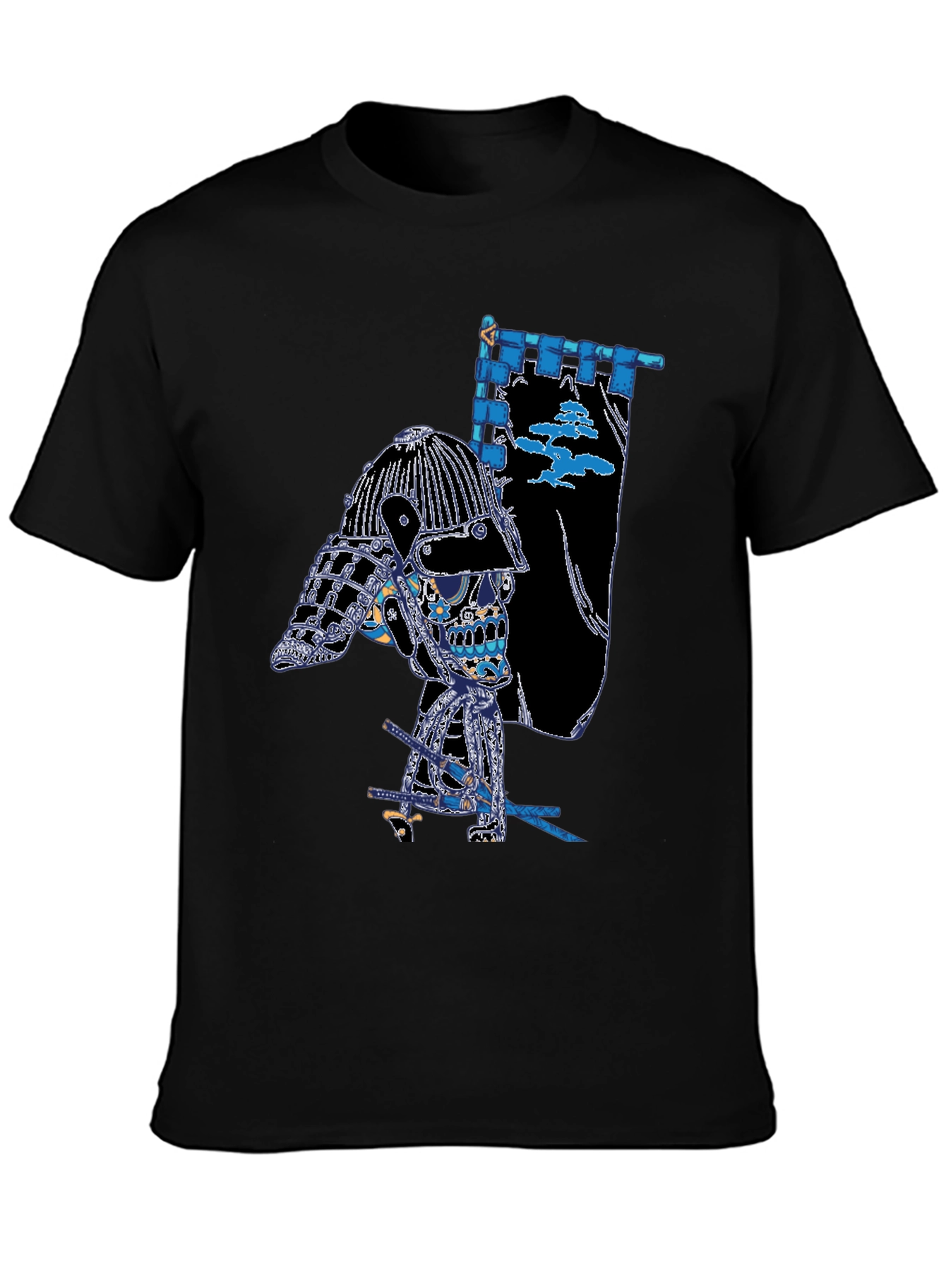 Samurai Skull T-Shirt - Unique Graphic Tee