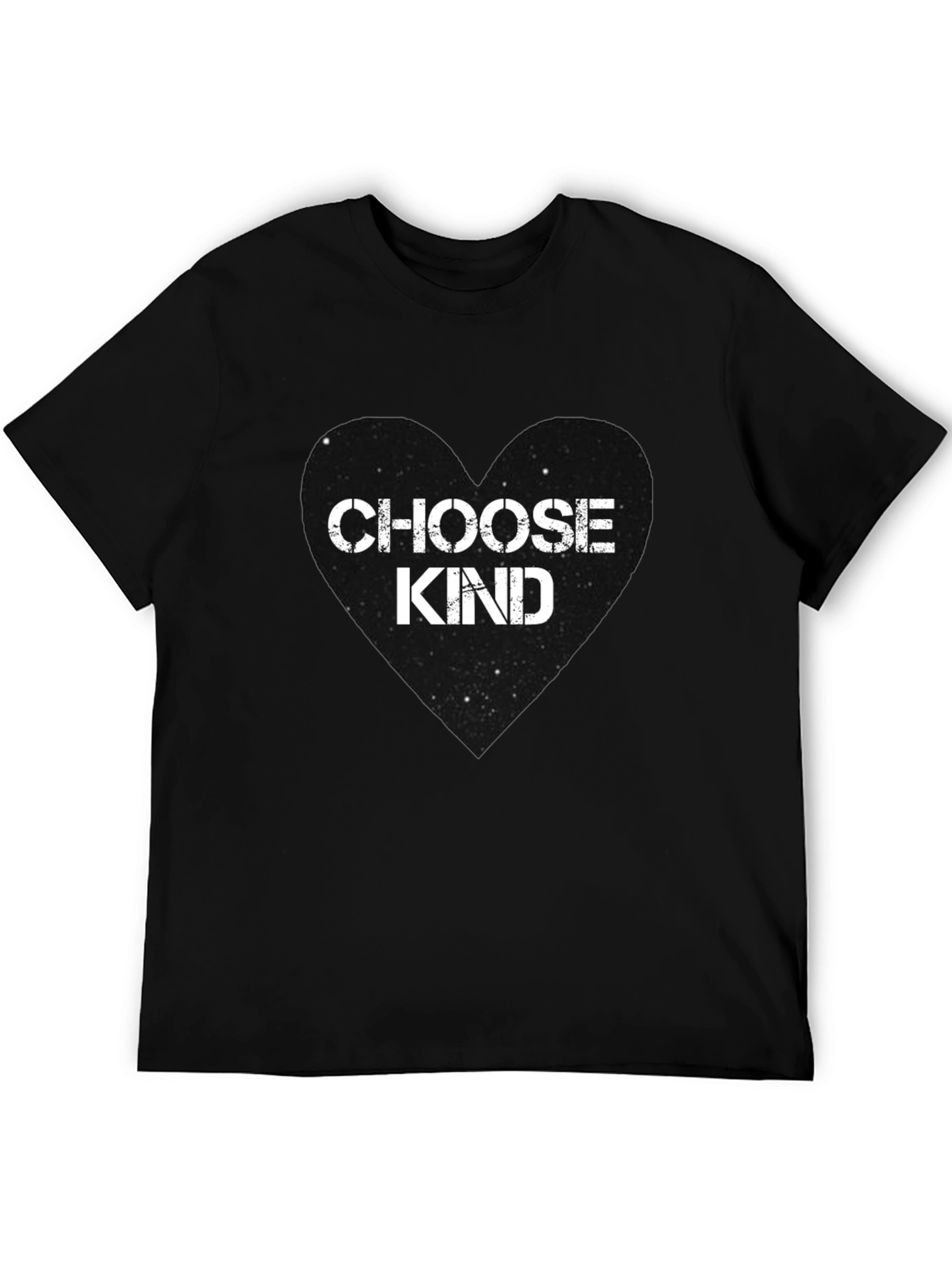 Choose Kind Heart Graphic Tee - Casual Comfort