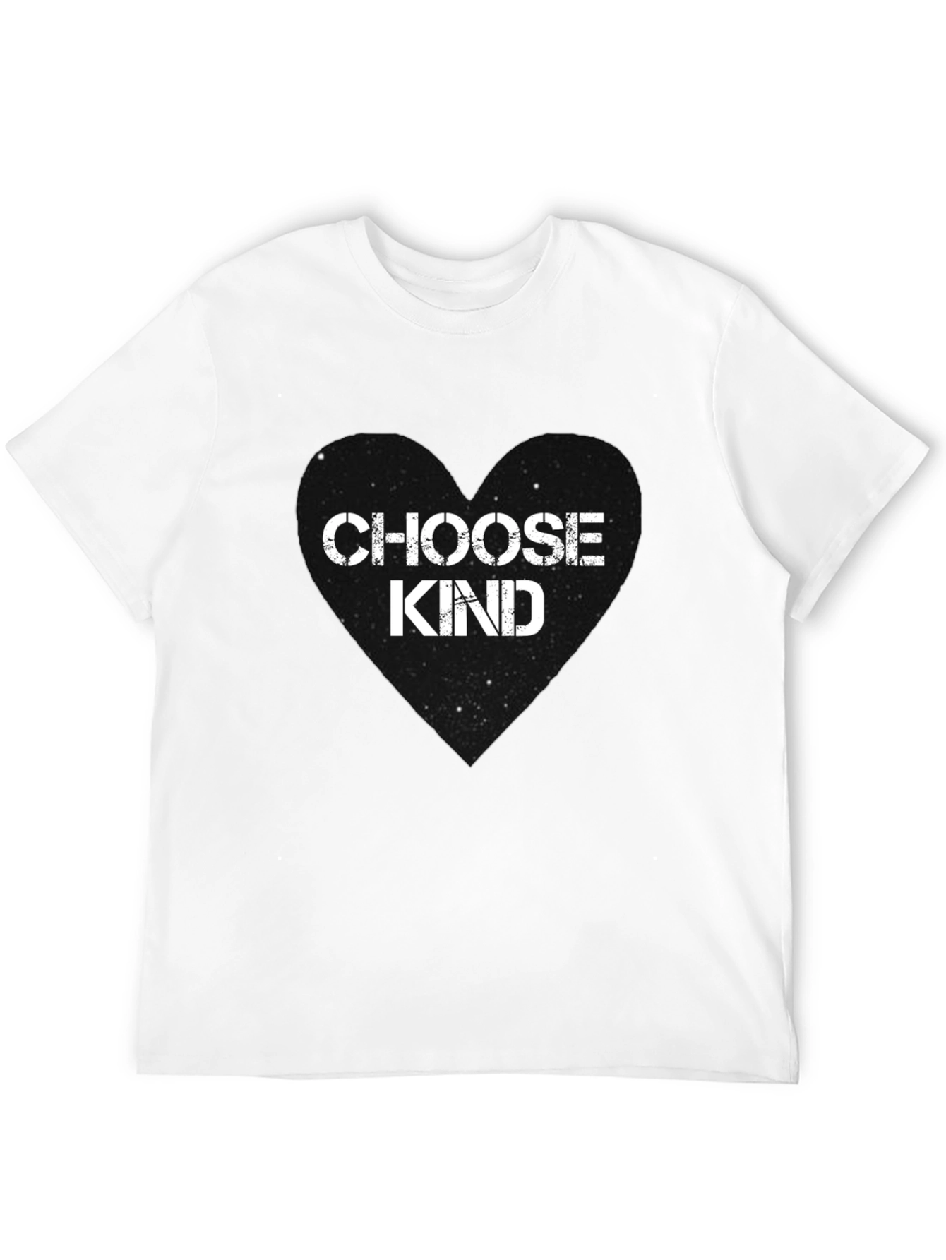 Choose Kind Heart Graphic Tee - Casual Comfort