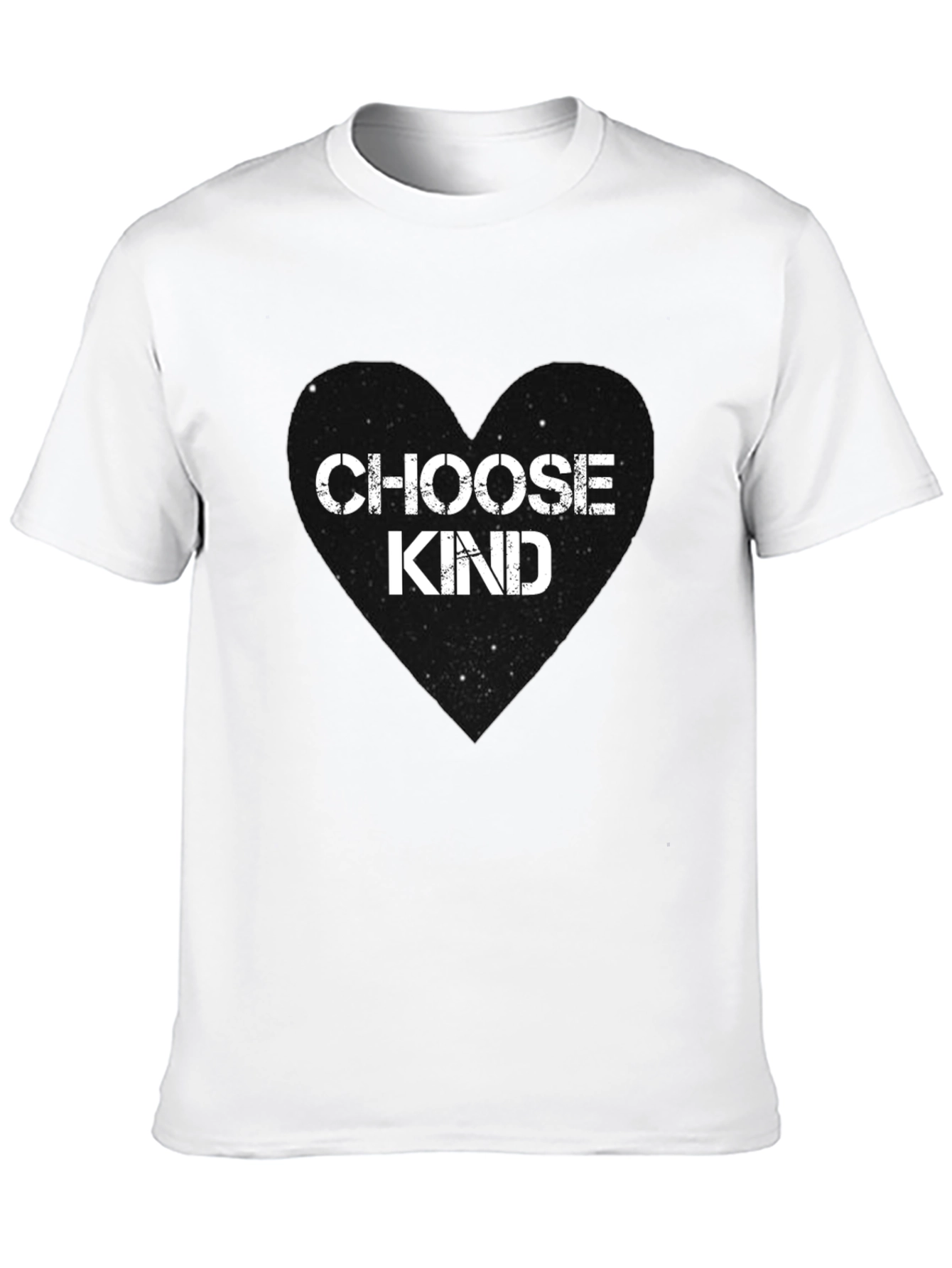 Choose Kind Heart Graphic Tee - Casual Comfort