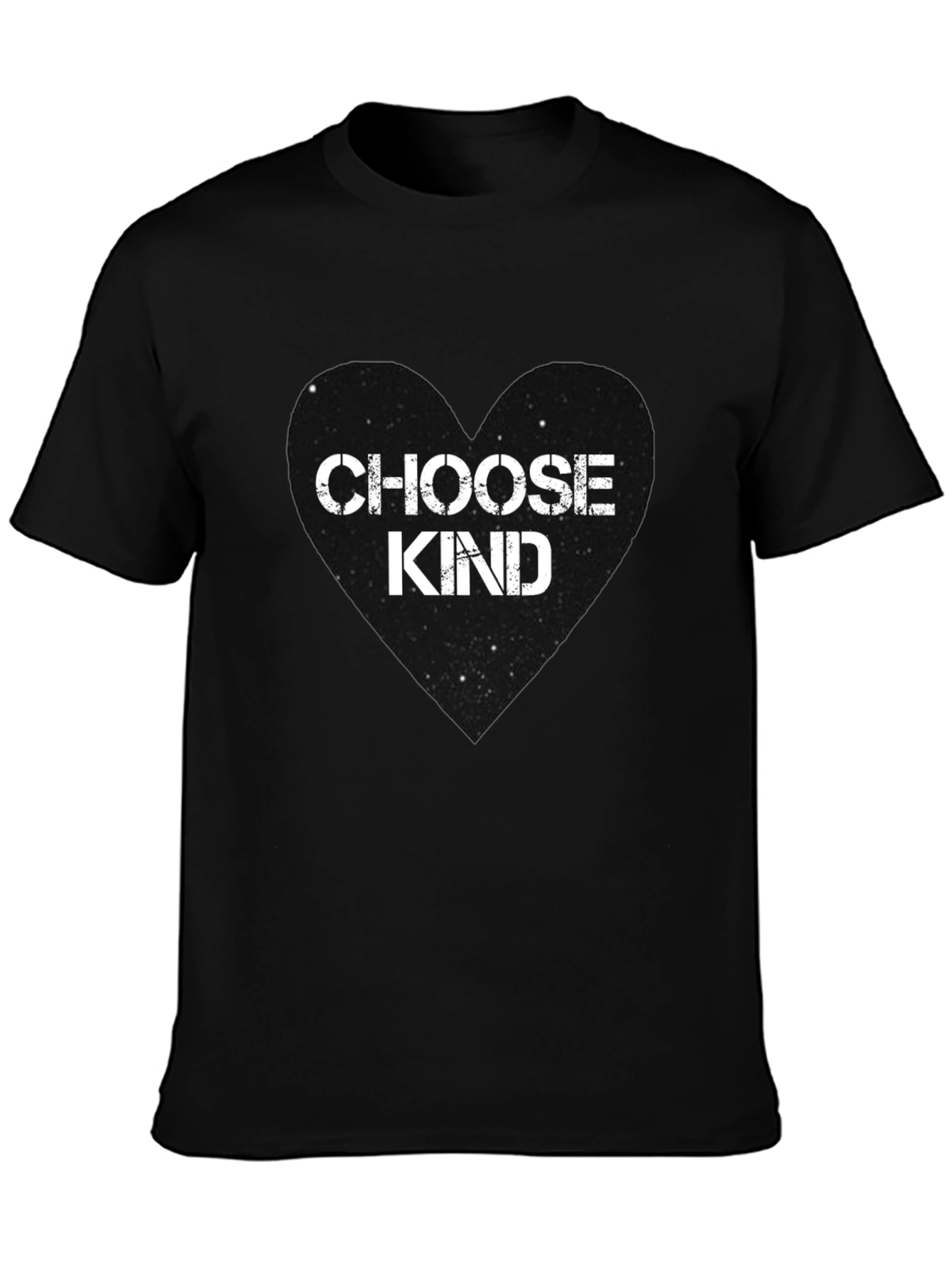 Choose Kind Heart Graphic Tee - Casual Comfort
