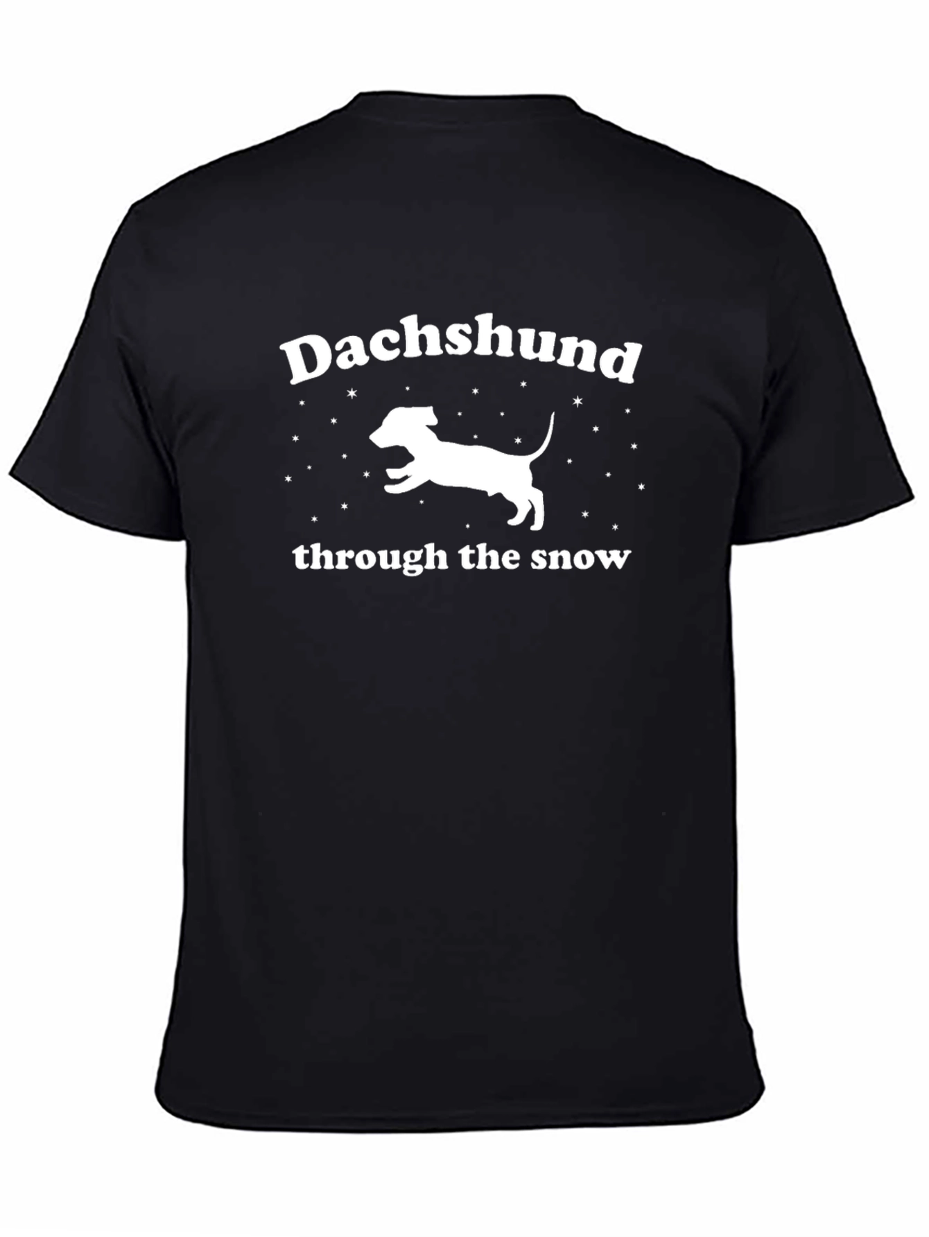 Dachshund Through The Snow Graphic T-Shirt