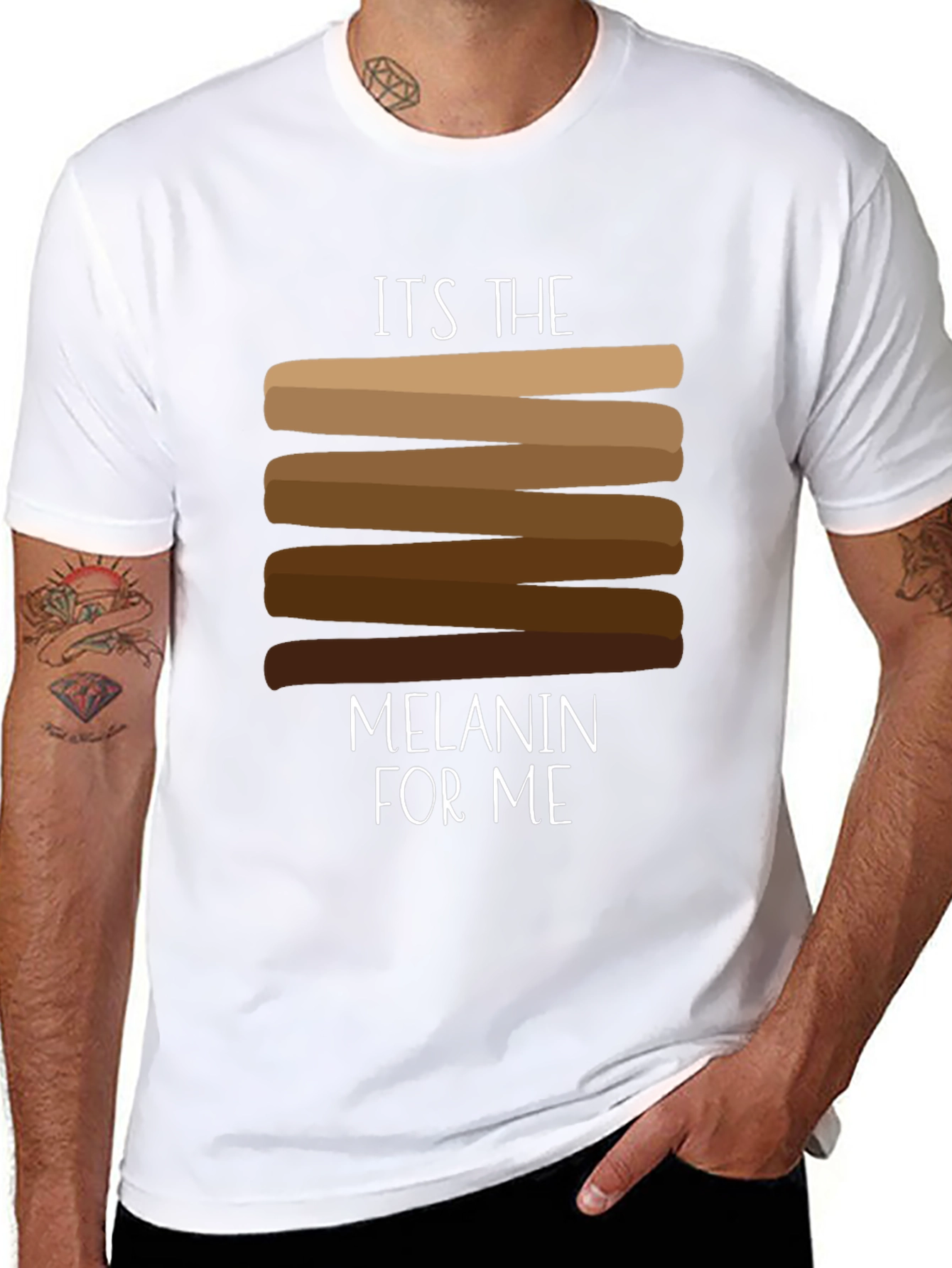 Melanin Pride T-Shirt - Diverse Skin Tones