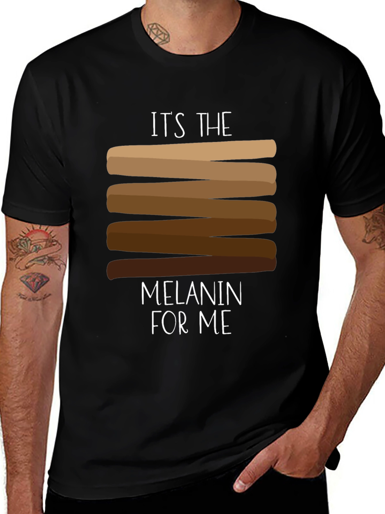 Melanin Pride T-Shirt - Diverse Skin Tones