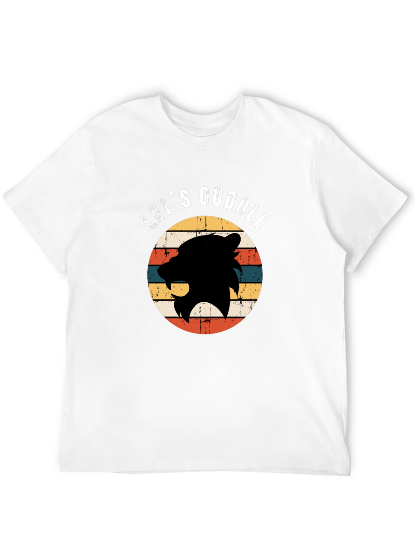 Lets Cuddle Bear T-Shirt - Retro Style