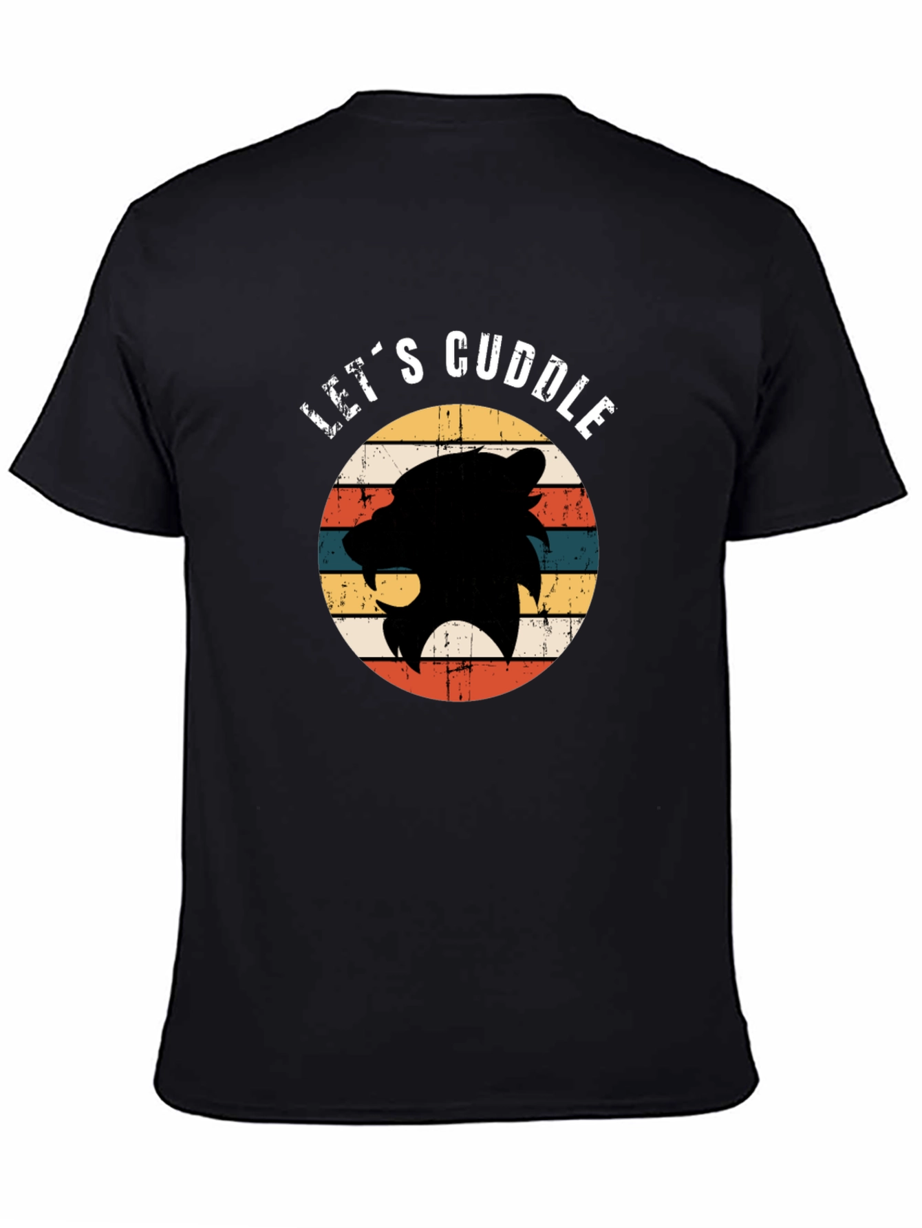 Lets Cuddle Bear T-Shirt - Retro Style