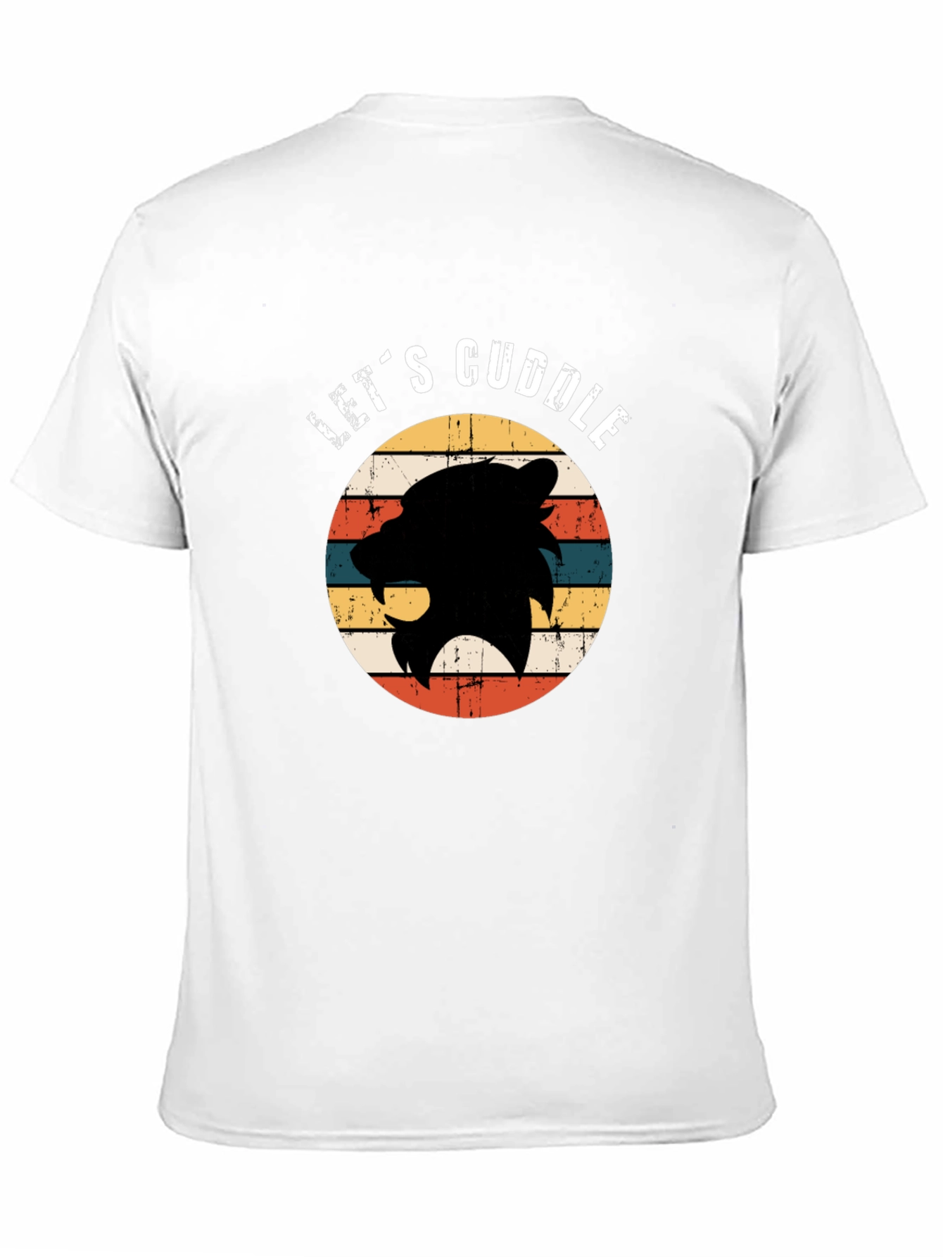 Lets Cuddle Bear T-Shirt - Retro Style