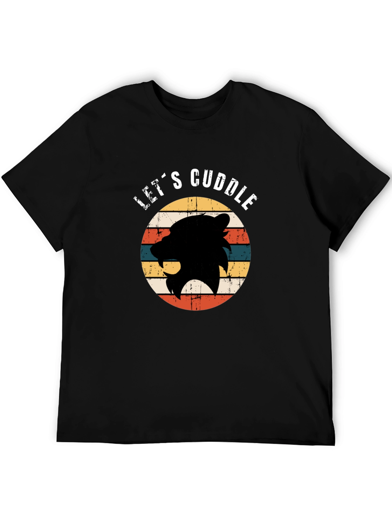 Lets Cuddle Bear T-Shirt - Retro Style