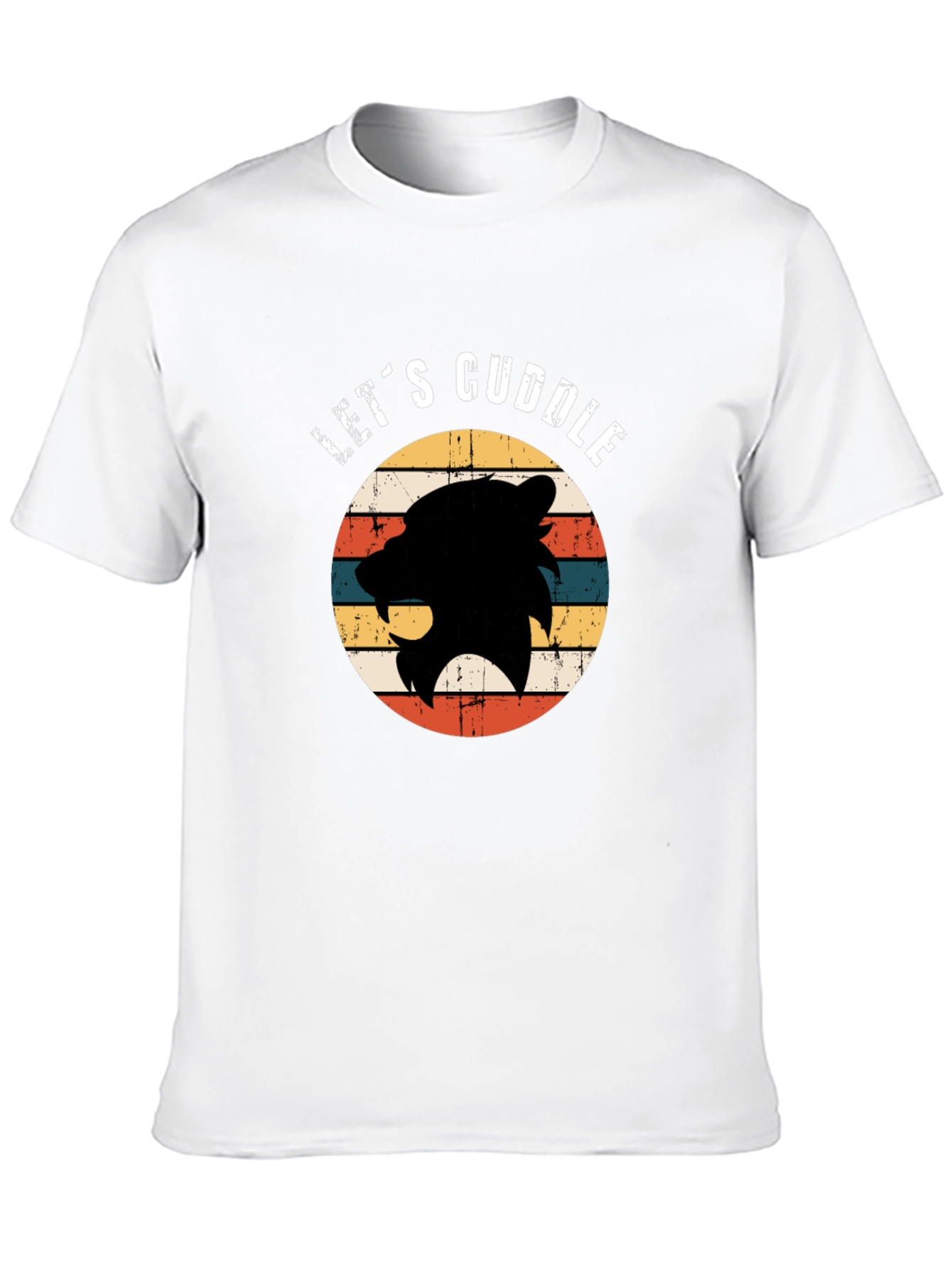 Lets Cuddle Bear T-Shirt - Retro Style