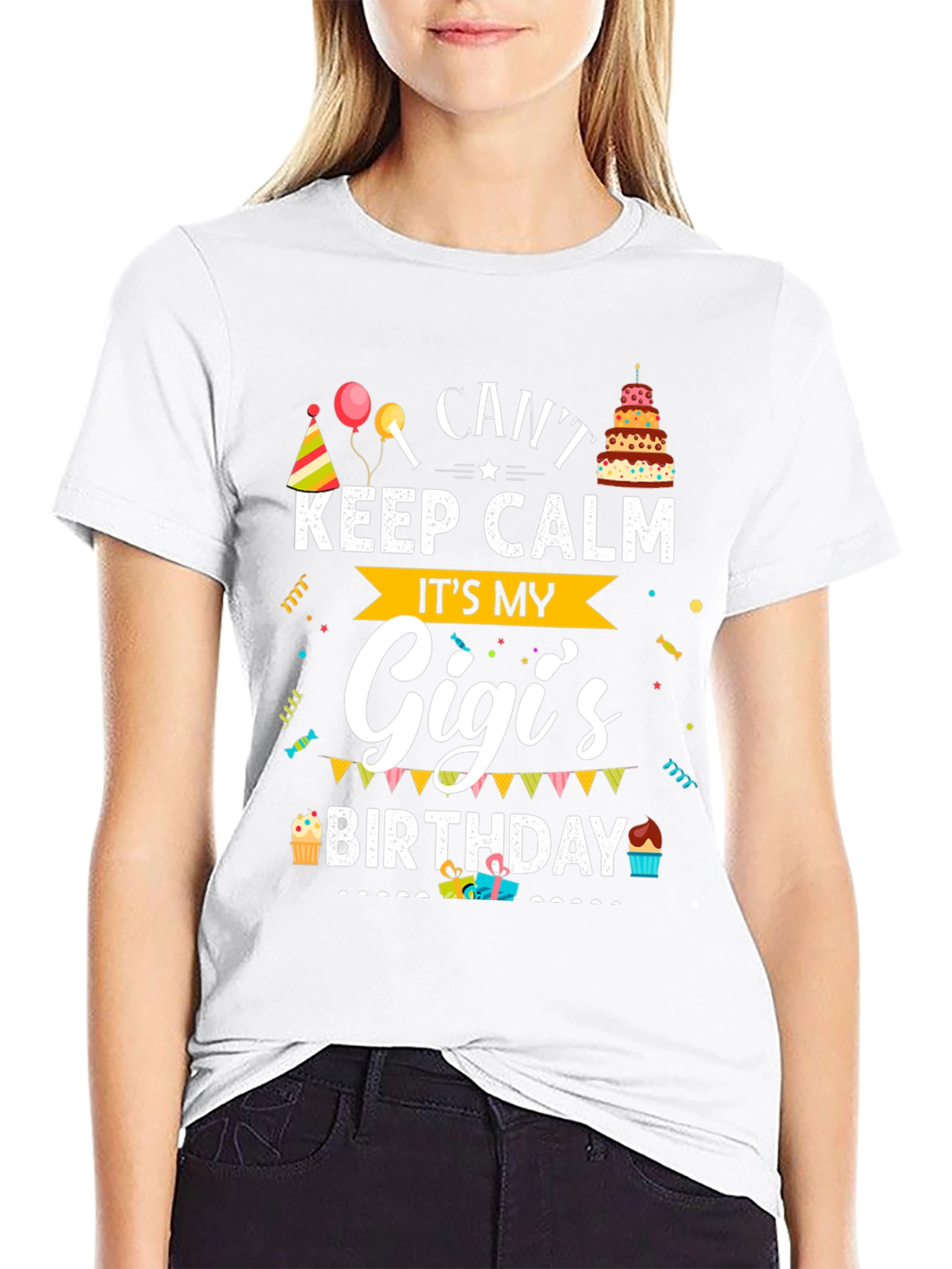 Cant Keep Calm Its My Gigis Birthday T-Shirt