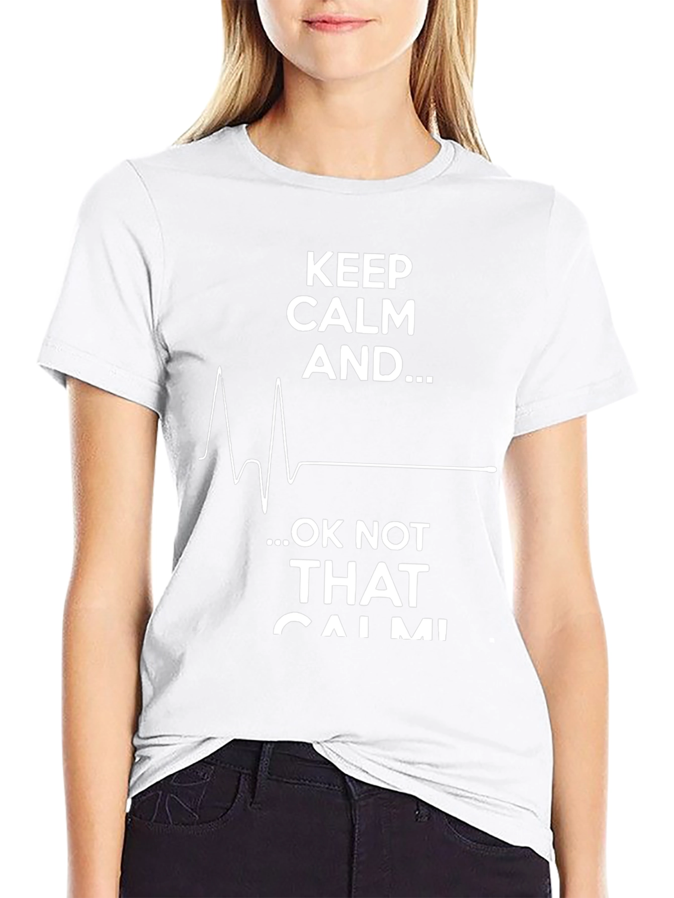 Keep Calm Funny Graphic T-Shirt
