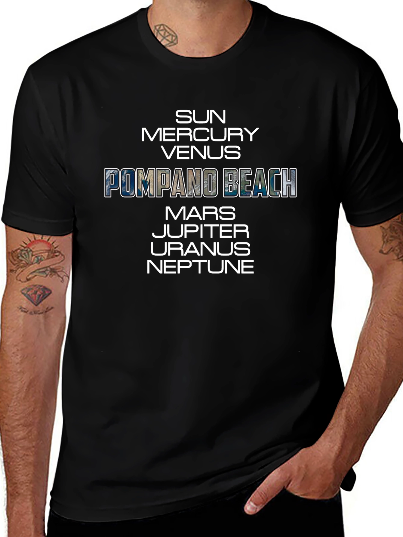 Pompano Beach Planets T-Shirt