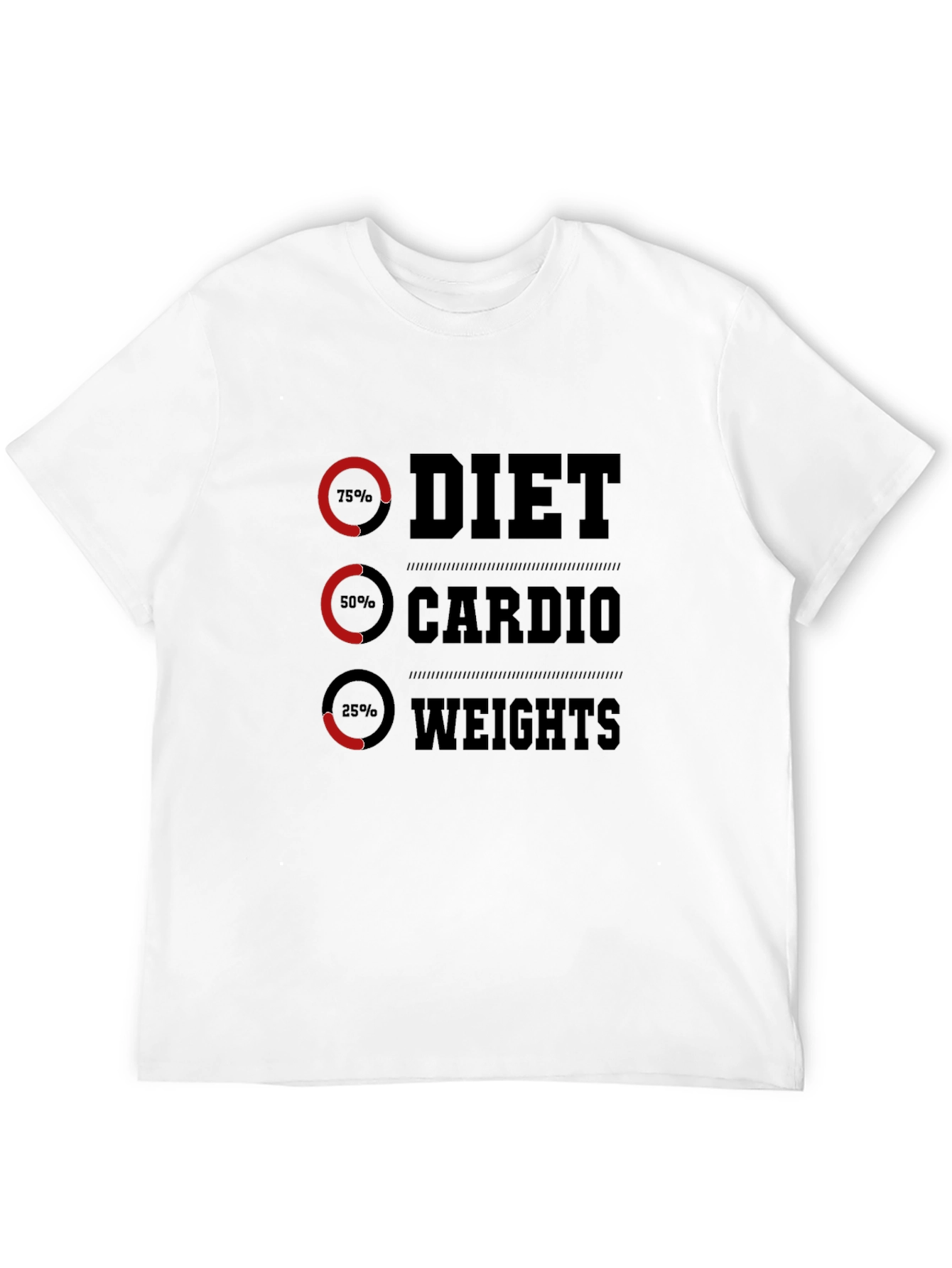 Diet Cardio Weights Graphic Tee