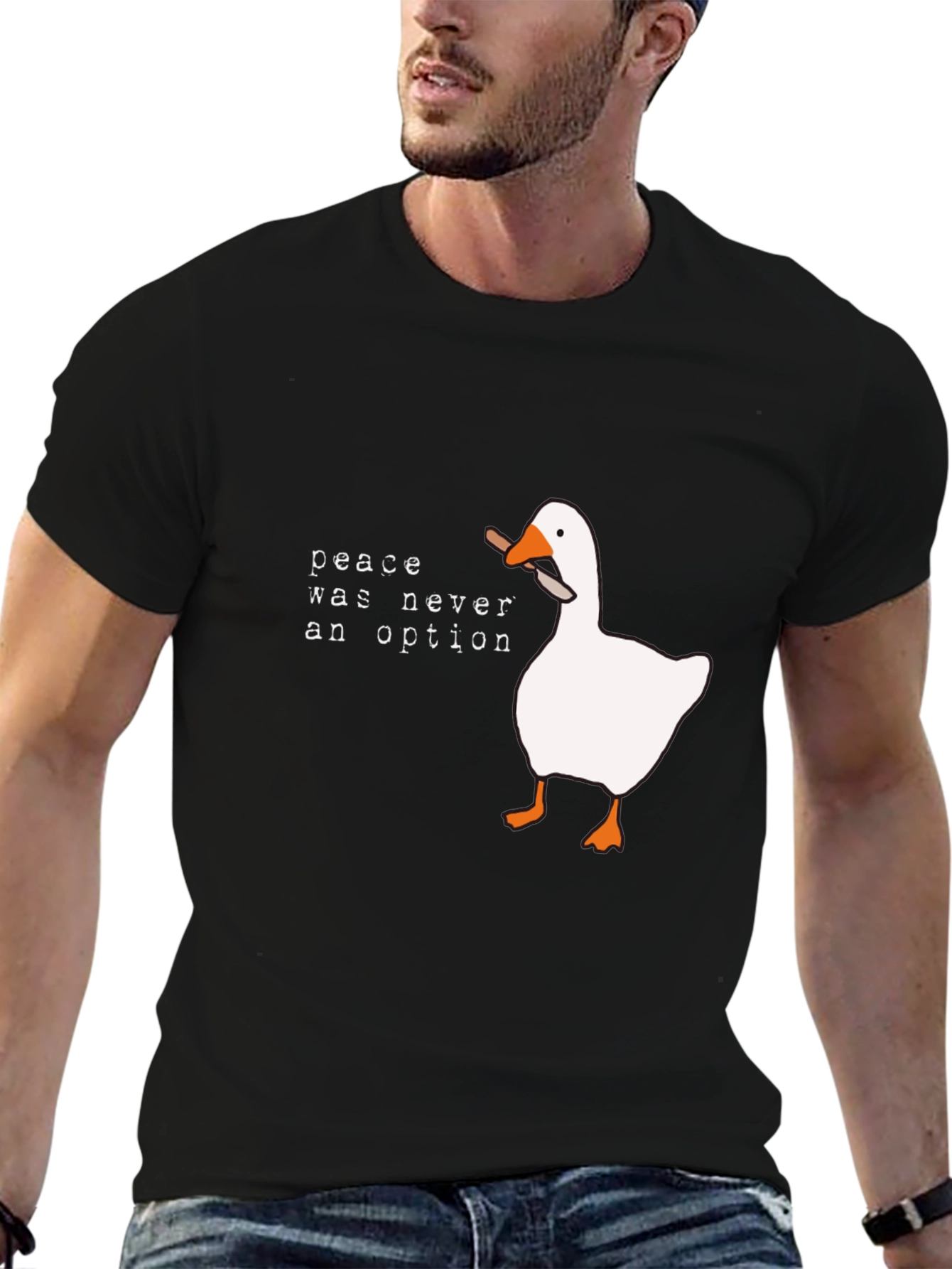 Peace Was Never An Option Goose T-Shirt