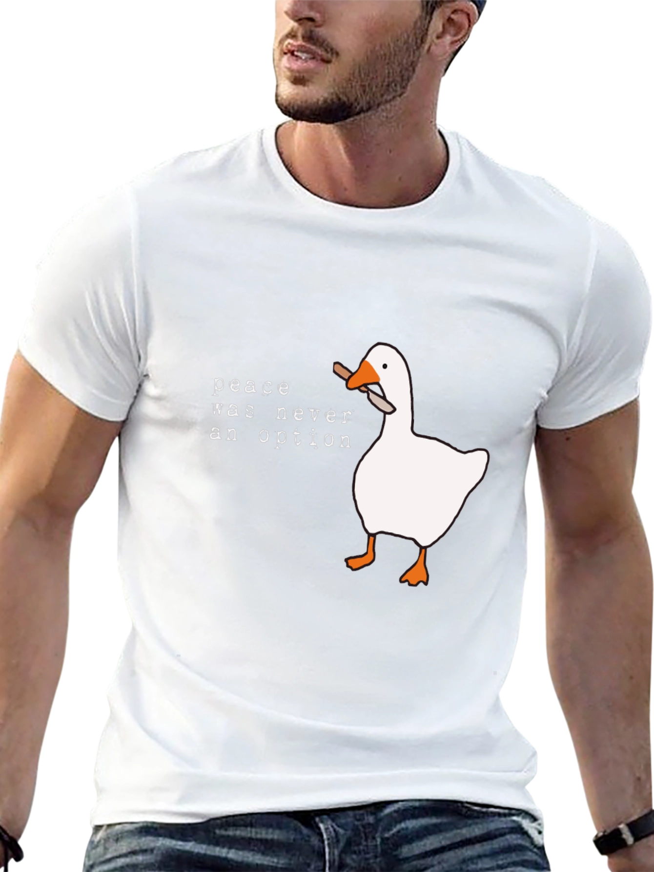 Peace Was Never An Option Goose T-Shirt