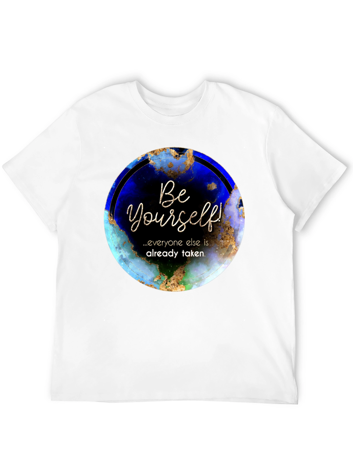 Be Yourself Graphic Print Crewneck T-Shirt