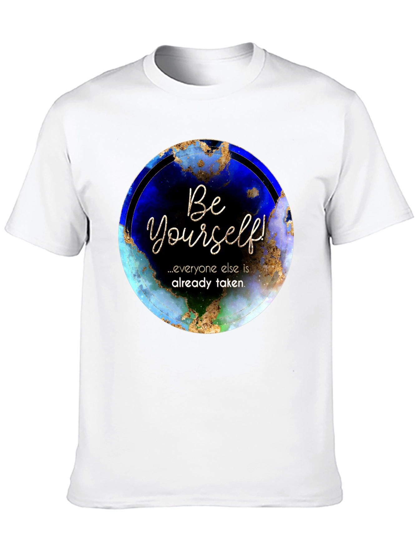 Be Yourself Graphic Print Crewneck T-Shirt