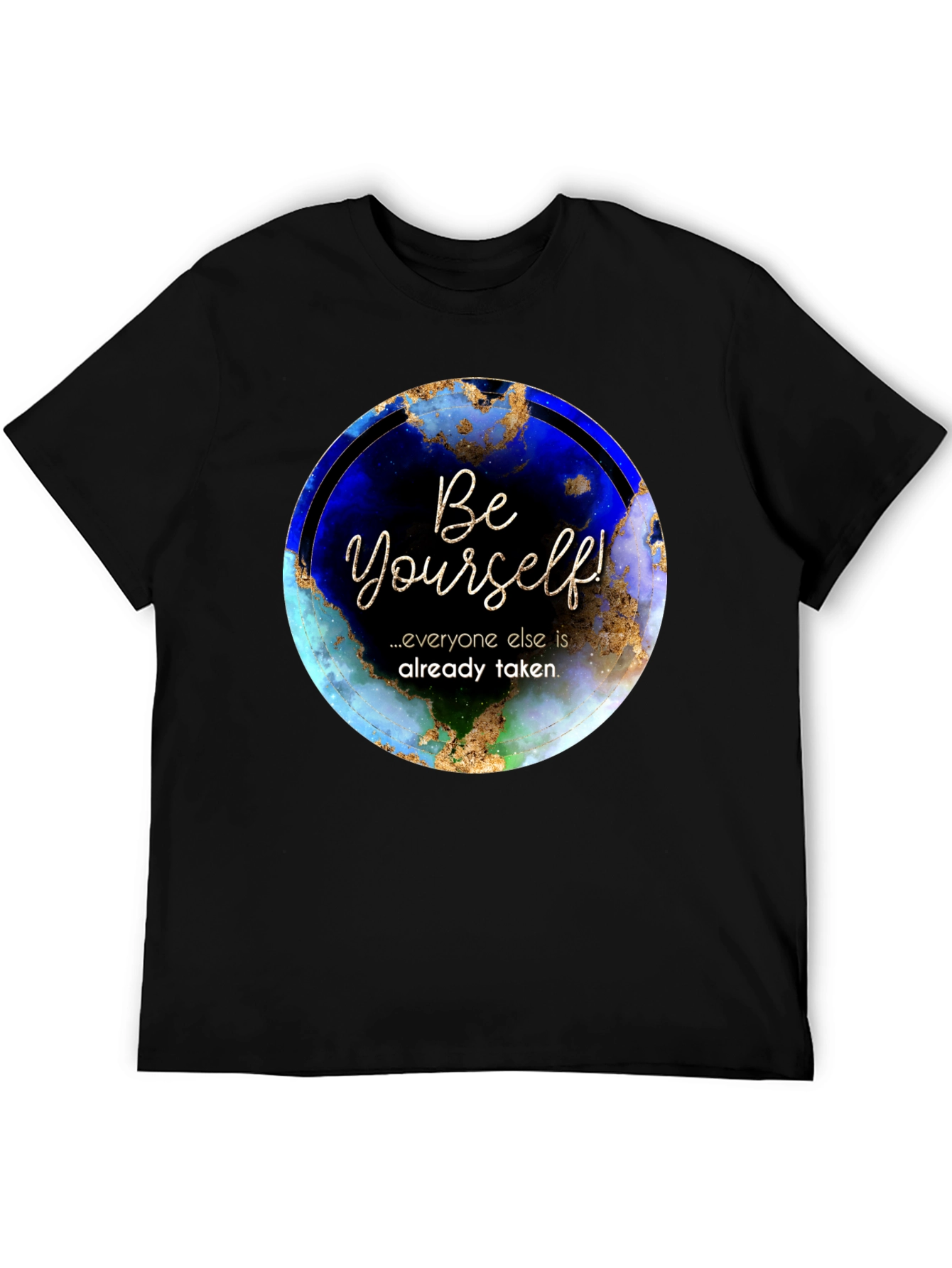 Be Yourself Graphic Print Crewneck T-Shirt