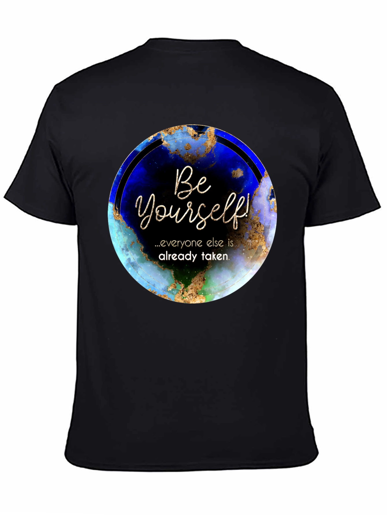 Be Yourself Graphic Print Crewneck T-Shirt
