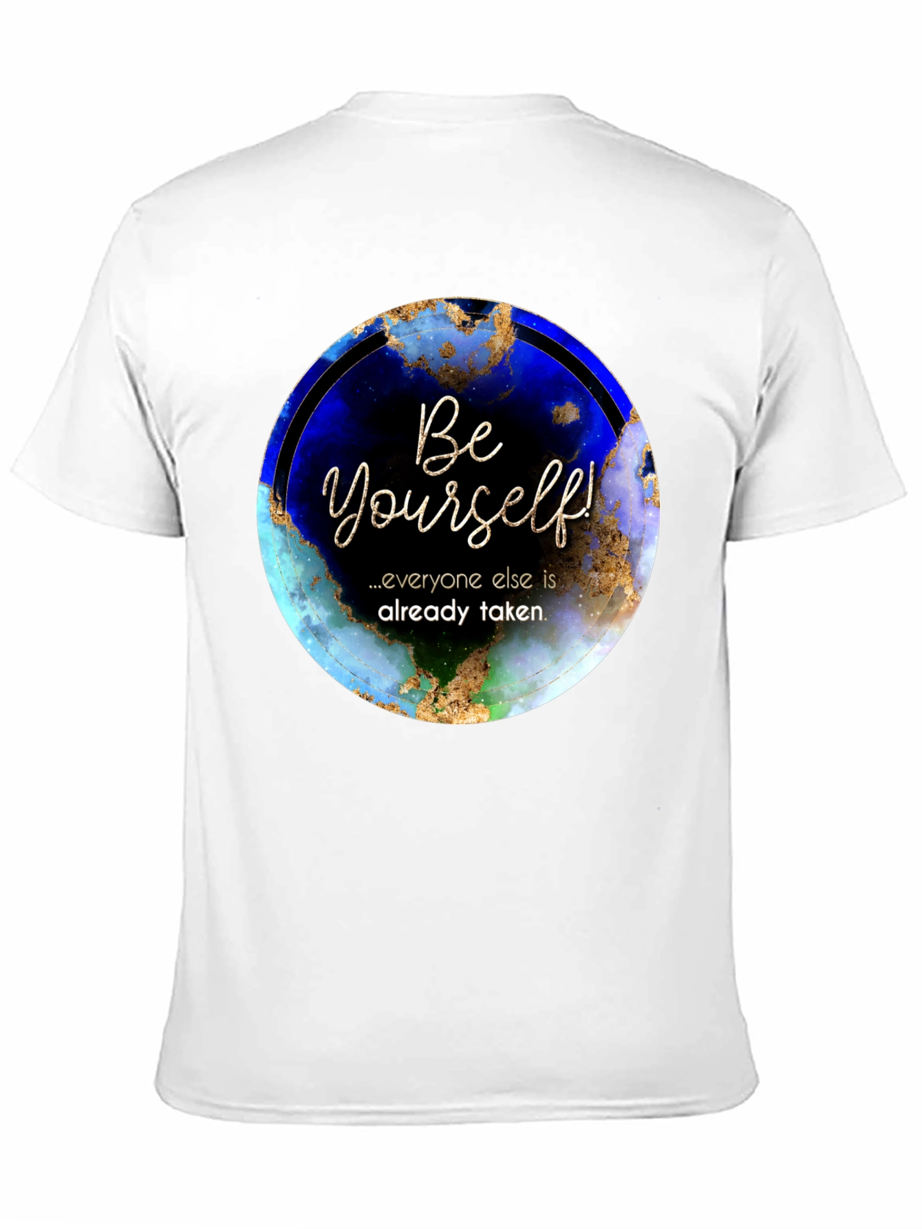 Be Yourself Graphic Print Crewneck T-Shirt