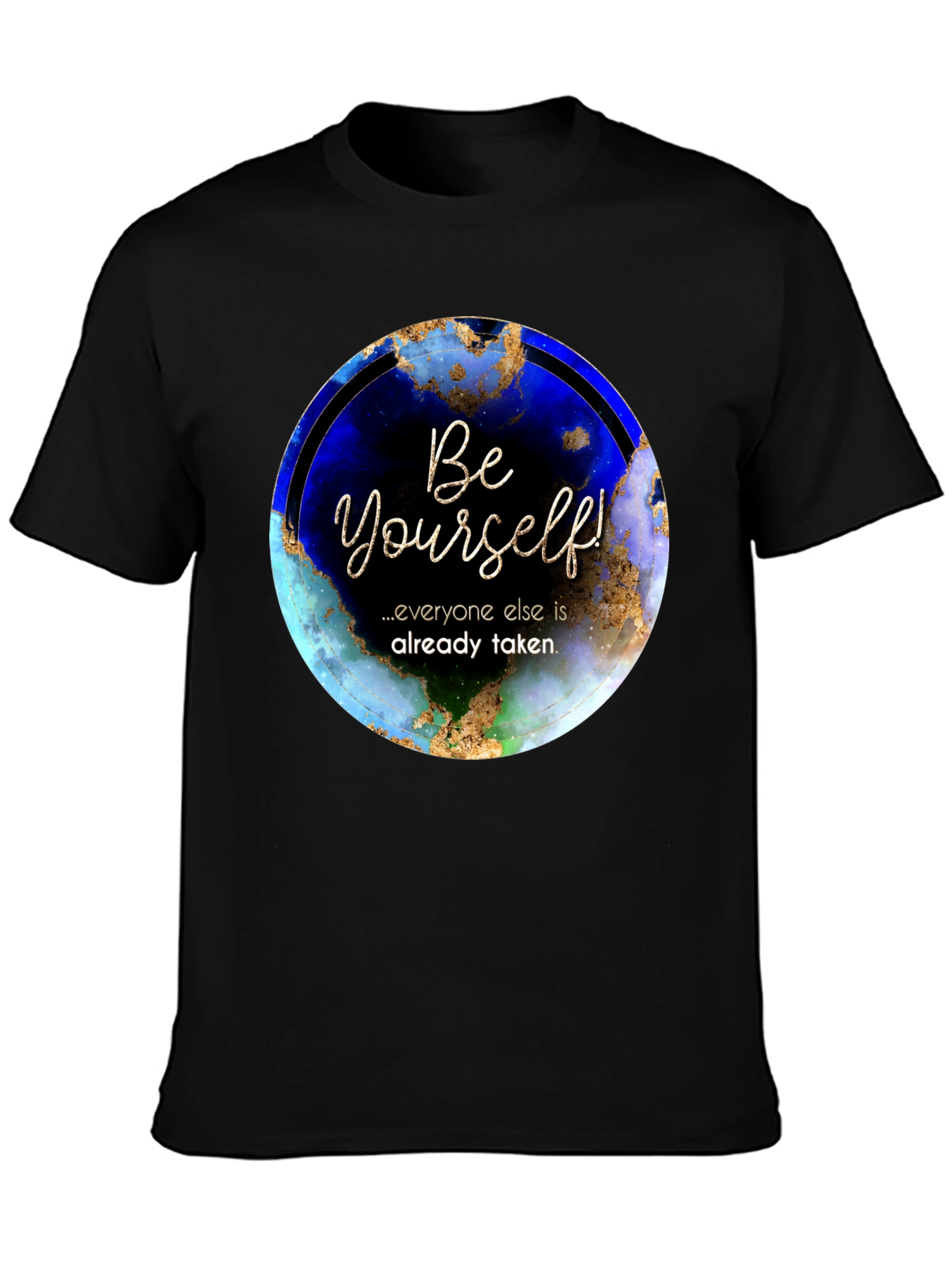 Be Yourself Graphic Print Crewneck T-Shirt
