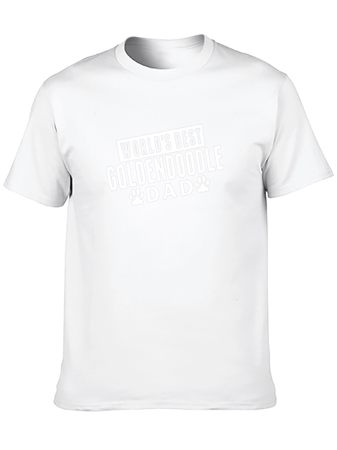 Worlds Best Goldendoodle Dad Black T-Shirt