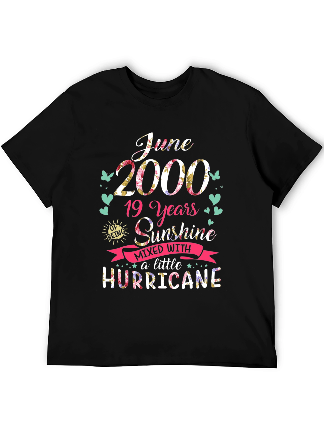 June 2000 Sunshine Hurricane Graphic T-Shirt